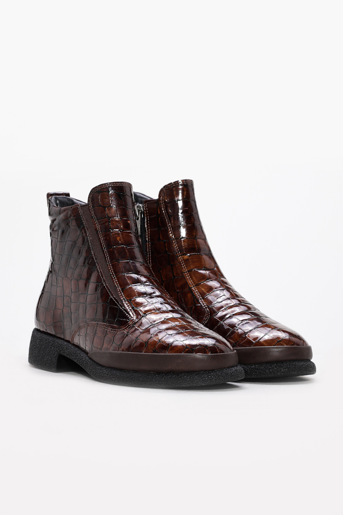 Hakiki Deri Kadın Klasik Bot 217SZA668-254 - Görsel 5