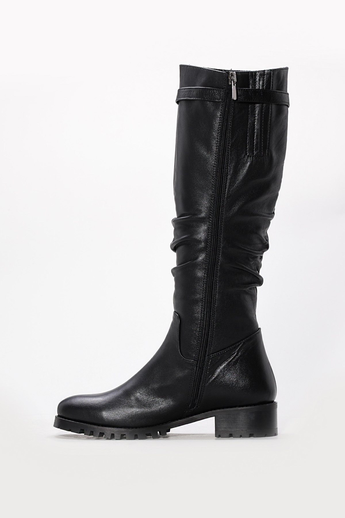 Hakiki Deri Kürklü Kadın Klasik Çizme 064YZA856 - Görsel 4