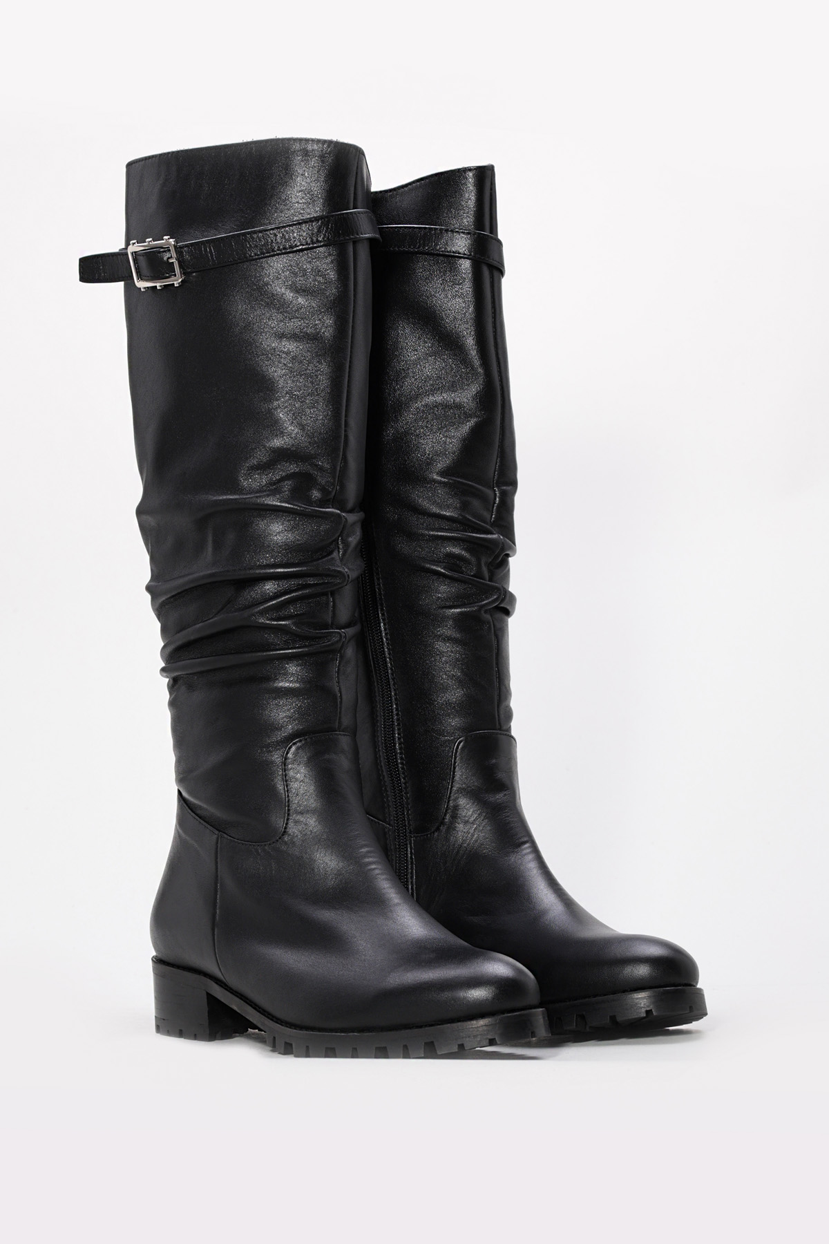 Hakiki Deri Kürklü Kadın Klasik Çizme 064YZA856 - Görsel 6