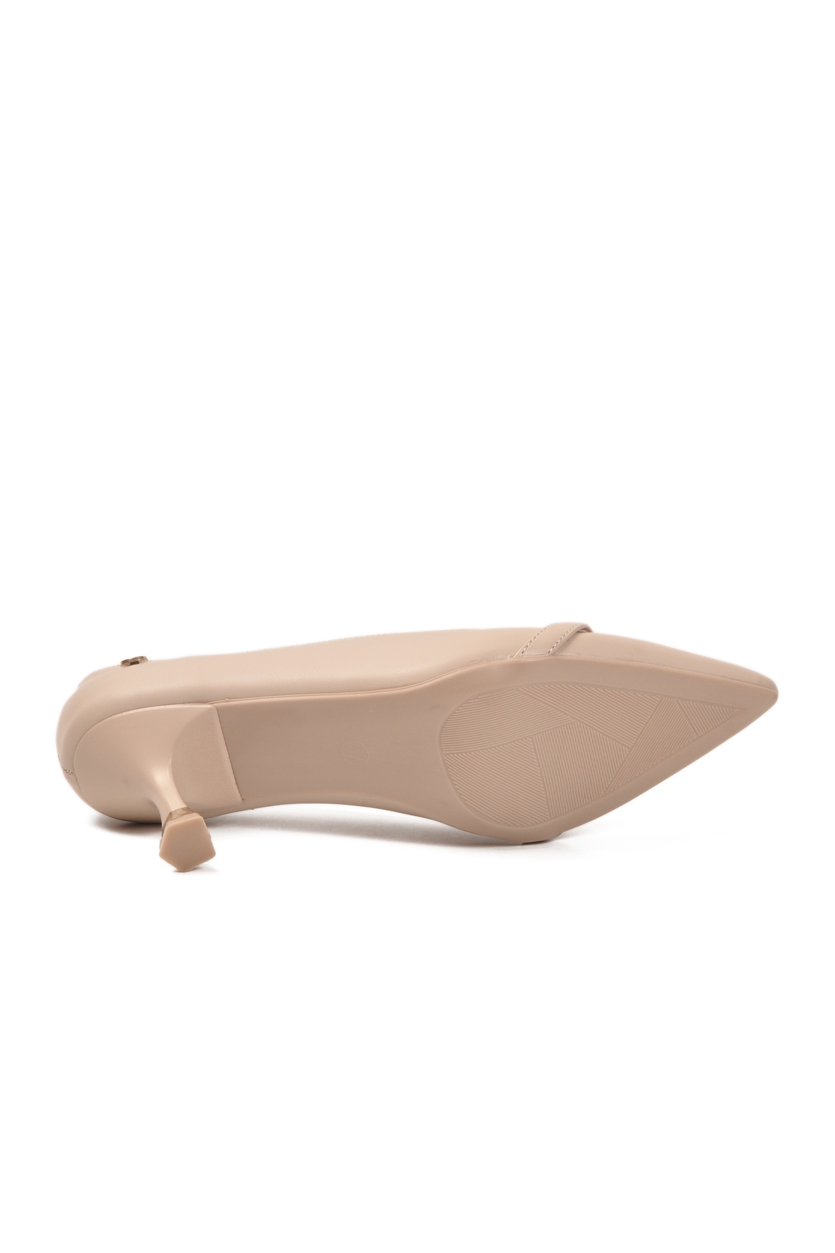 Krem Kadın Topuklu Ayakkabı - Görsel 6