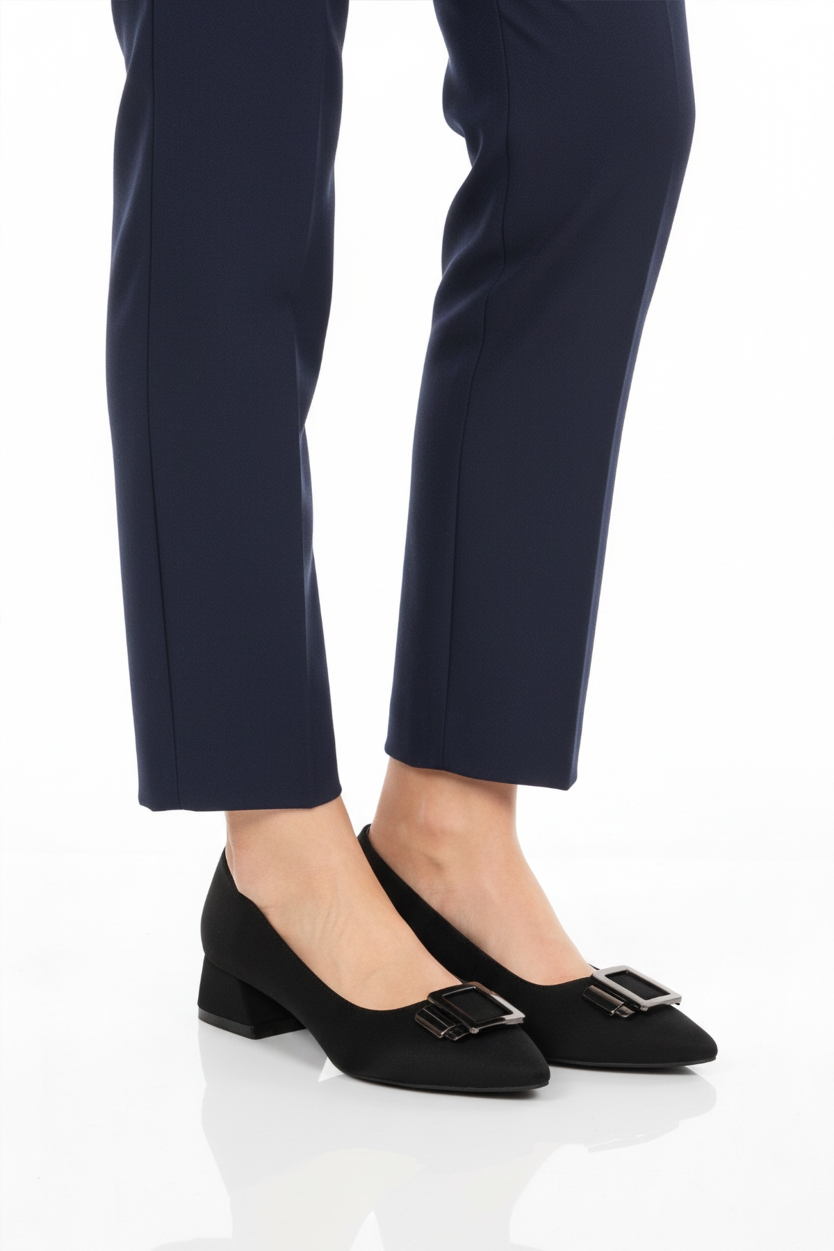 Aspor Siyah Kadın Topuklu Ayakkabı - Görsel 2