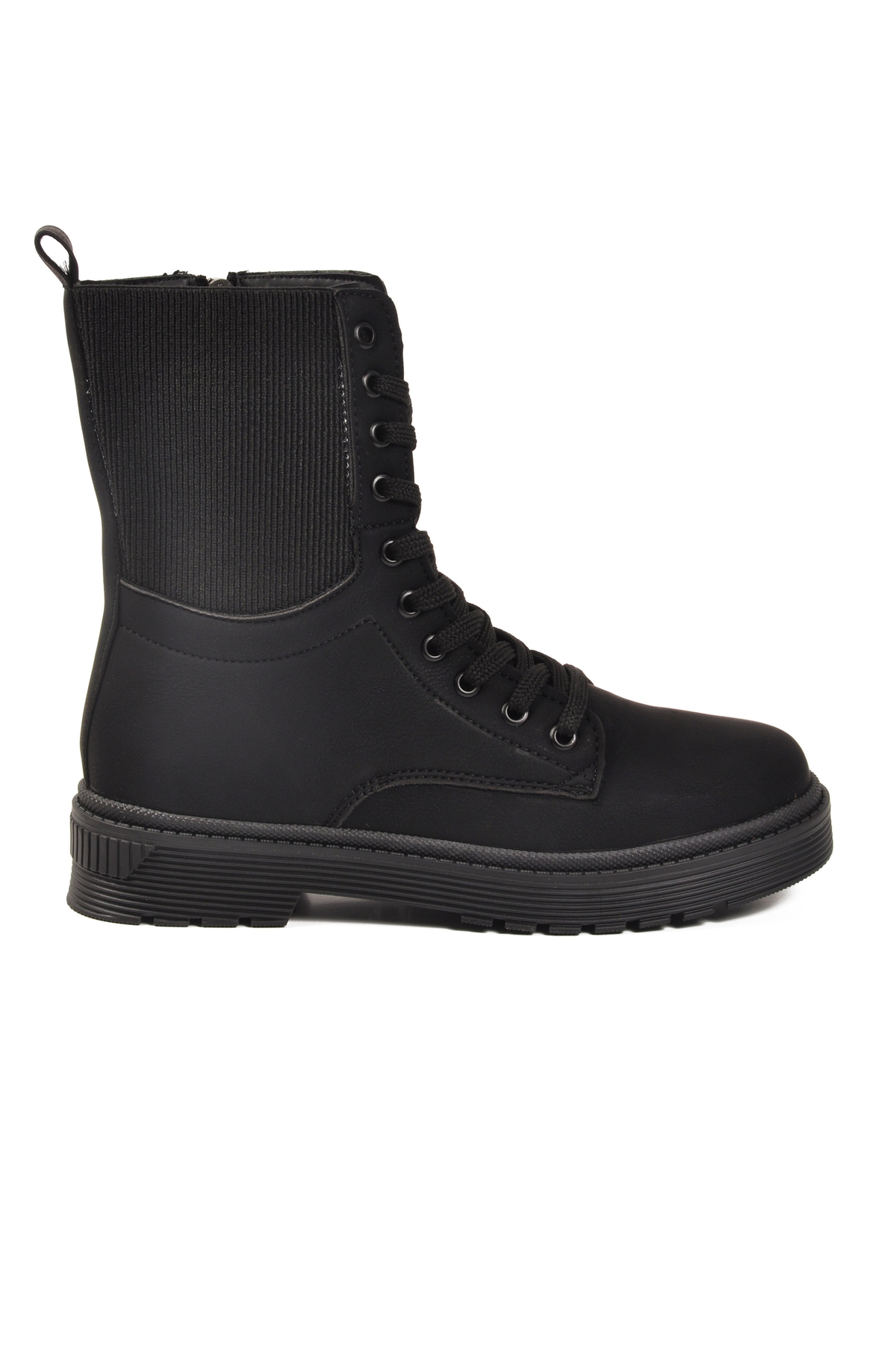 Aspor Siyah Nubuk İçi Polarlı Fermuarlı Kadın Bot - Görsel 3