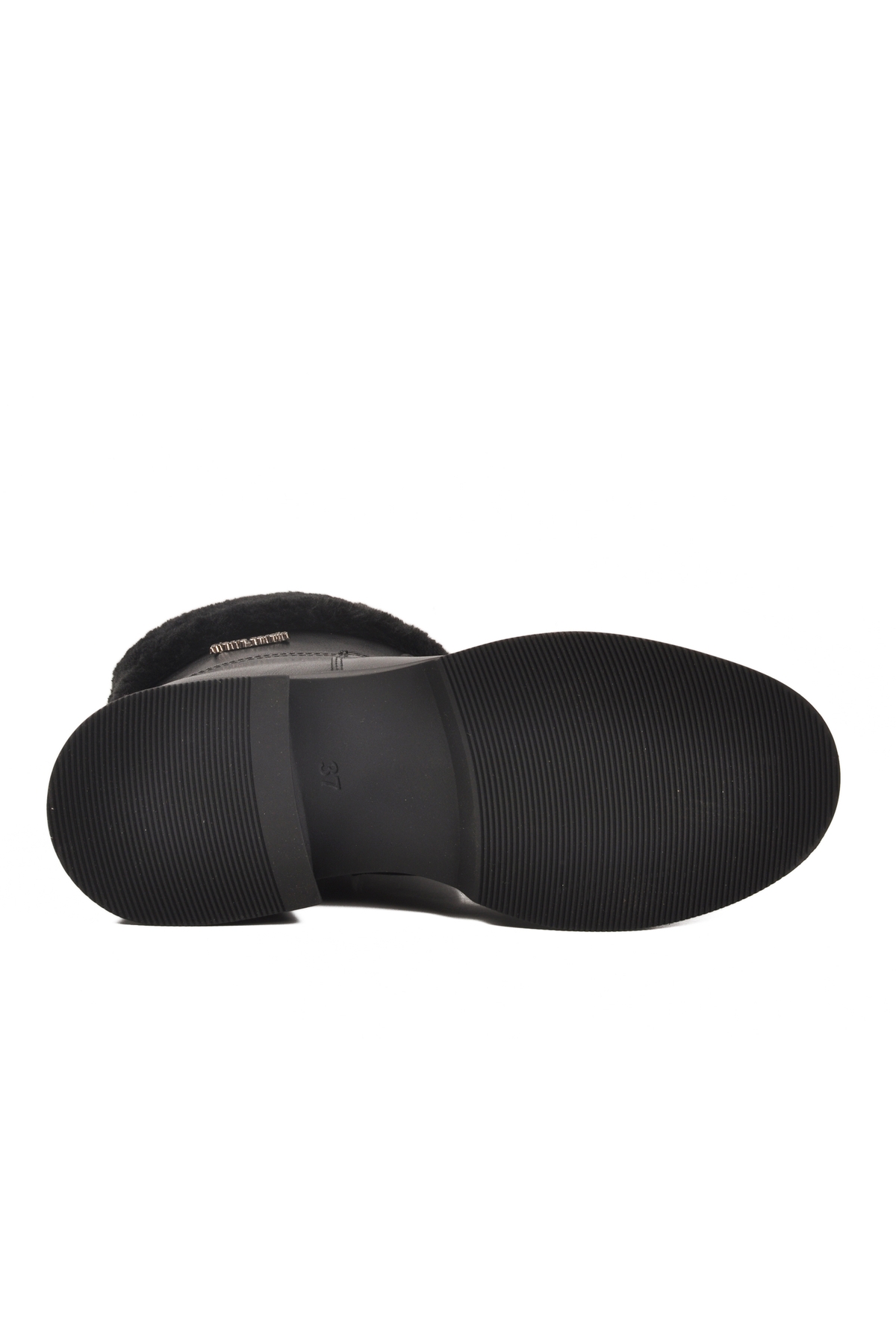 Siyah İçi Polarlı Kadın Topuklu Bot - Görsel 6