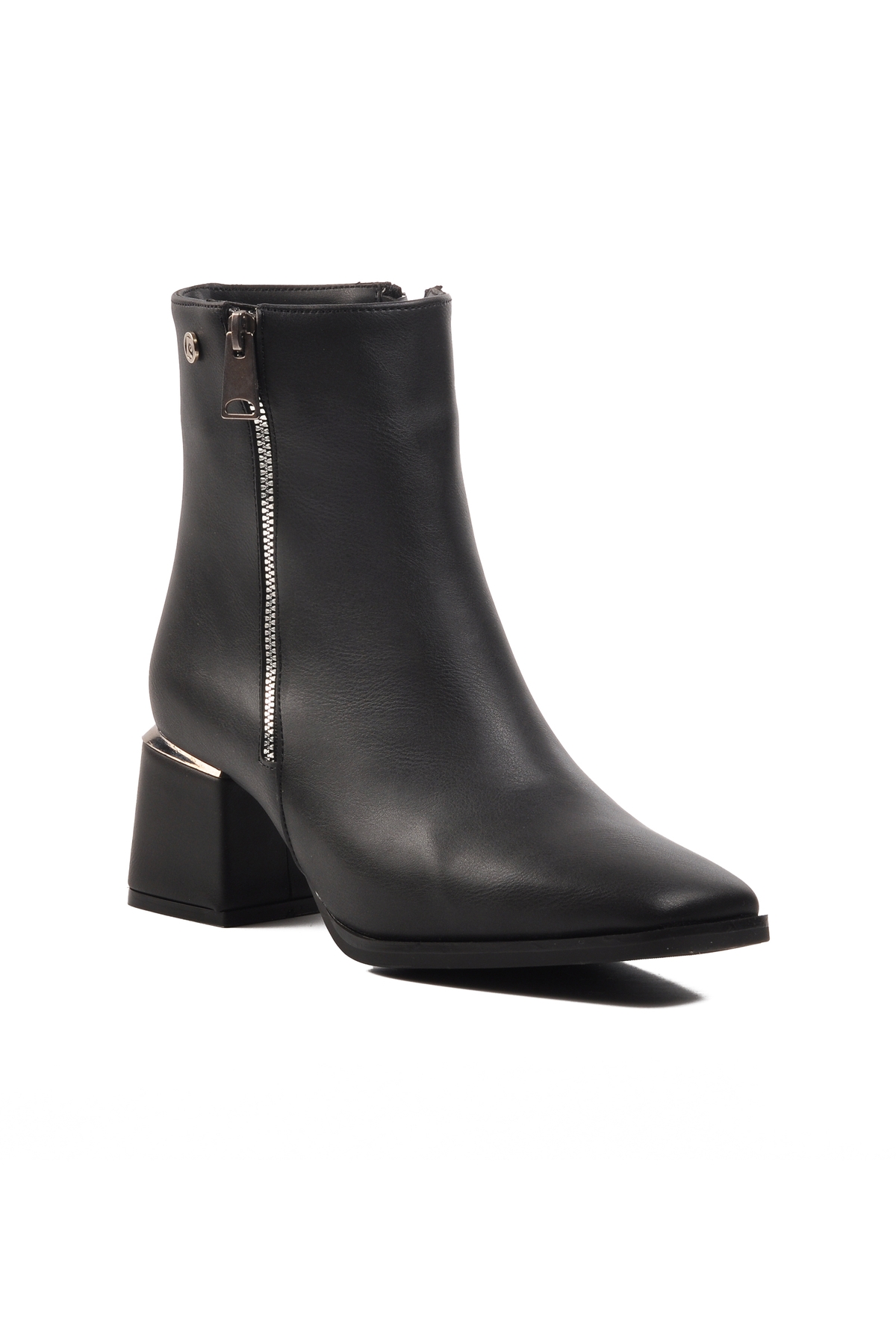 Siyah Kadın Topuklu Bot - Görsel 4