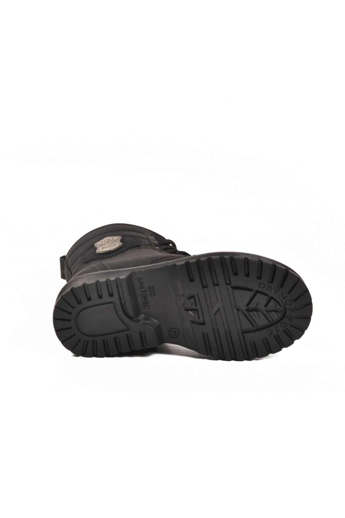 Aspor Siyah Zümrüt içi Polarlı Bağcıklı Fermuarlı Kız Çocuk Bot - Görsel 6