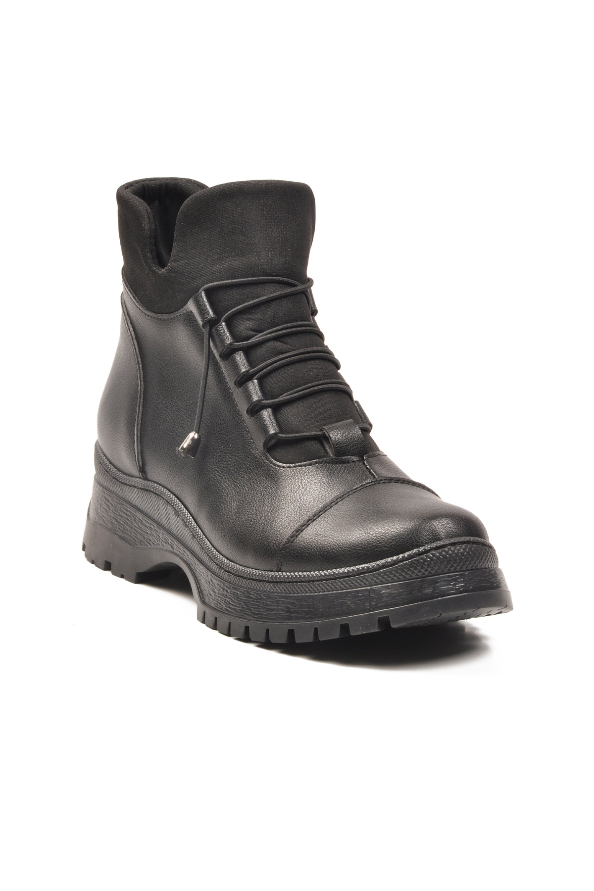 Aspor Siyah İçi Polarlı Fermuarlı Kadın Bot - Görsel 5