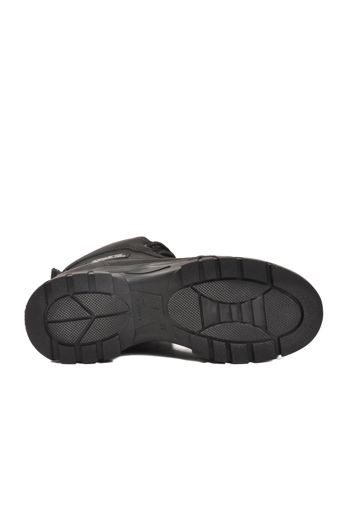 Aspor Siyah Nubuk İçi Kürklü Fermuarlı Bağcıklı Kadın Sneaker Bot - Görsel 6