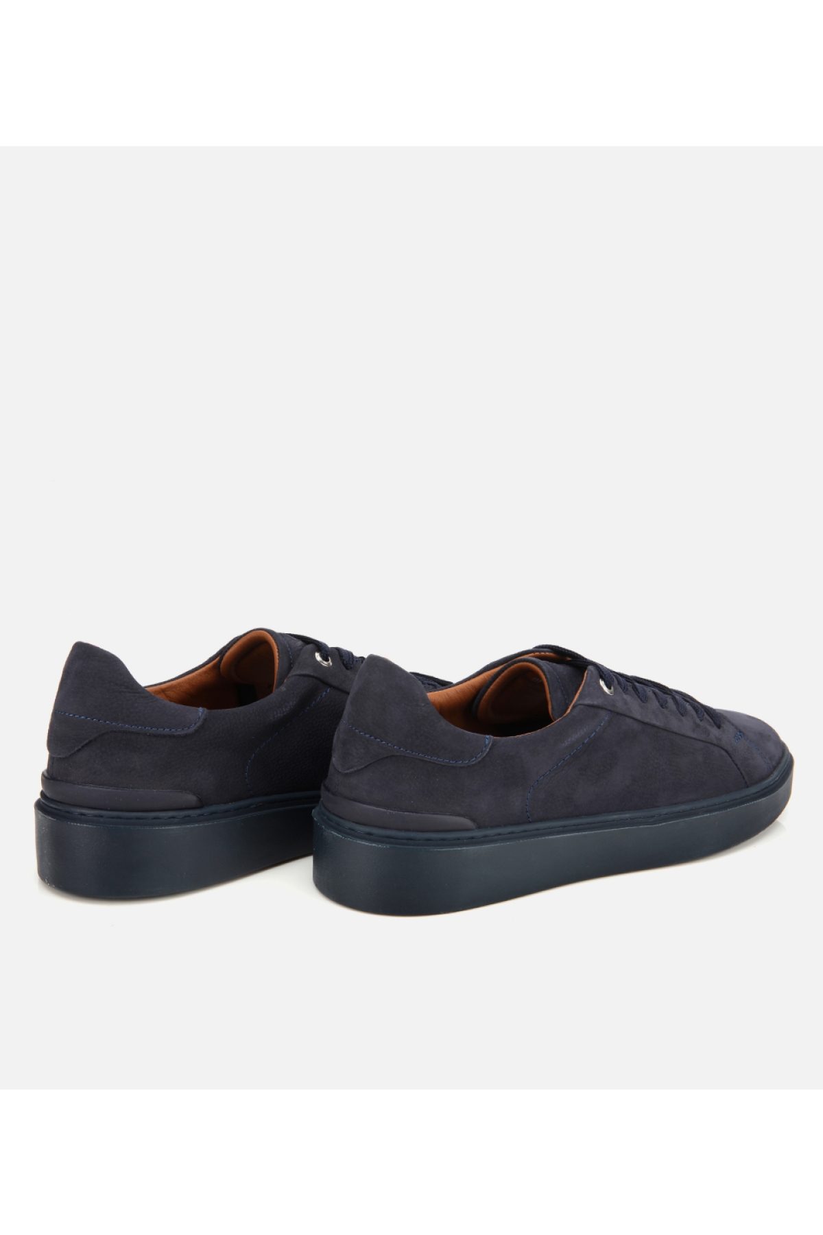 Erkek Nubuk Deri Lacivert Günlük Ayakkabı - Görsel 5