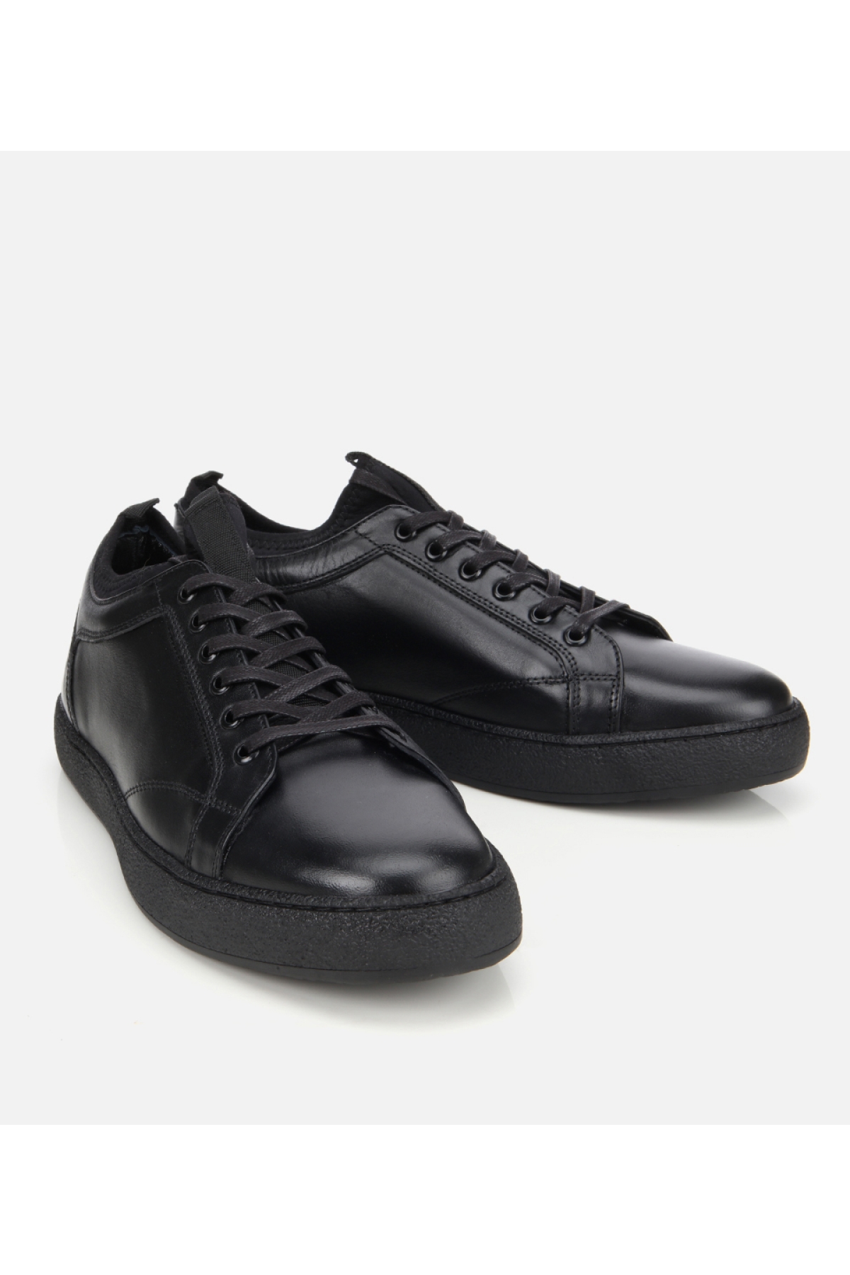 Erkek Deri Siyah Yumuşak Dokulu Günlük Ayakkabı - Görsel 3