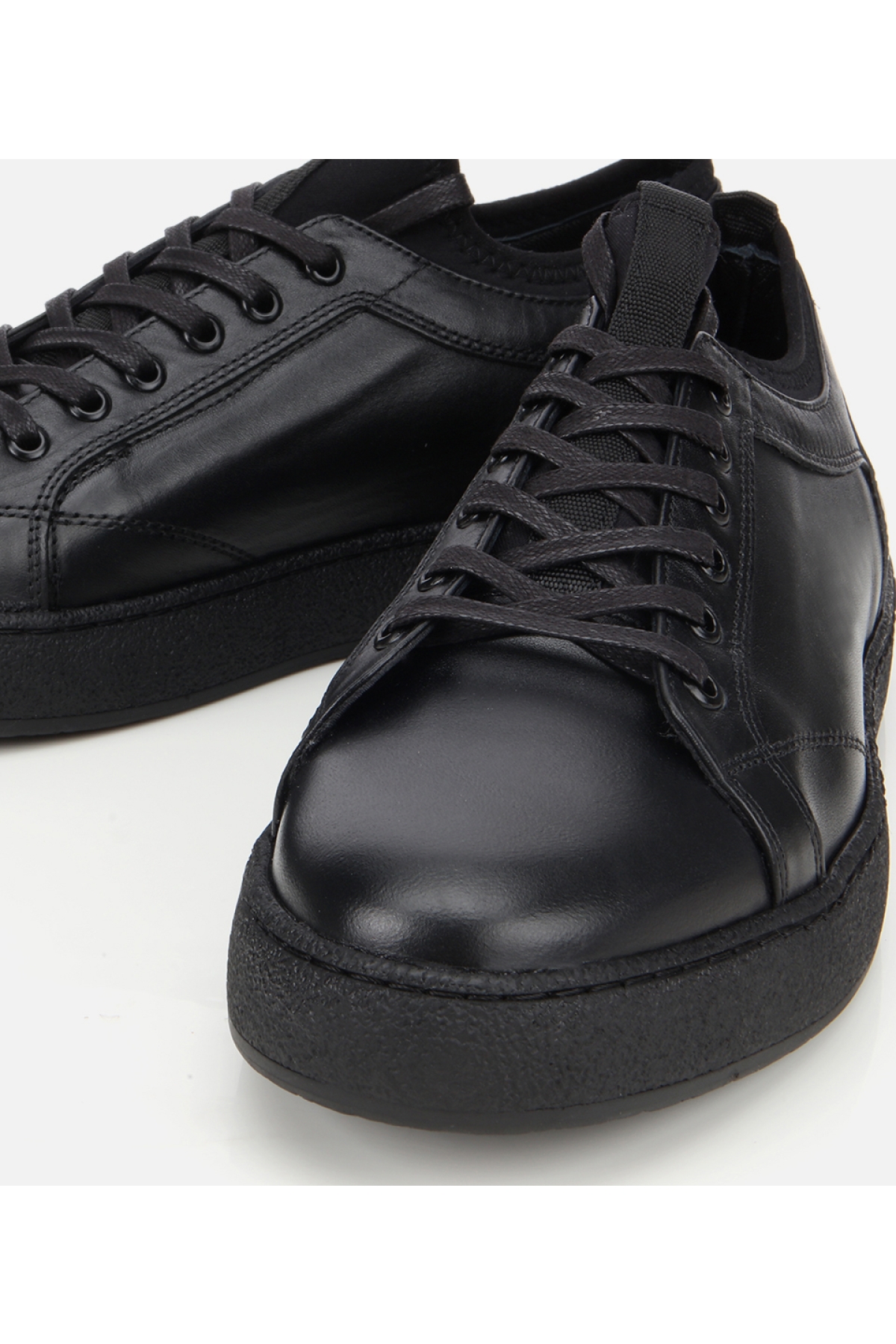 Erkek Deri Siyah Yumuşak Dokulu Günlük Ayakkabı - Görsel 4