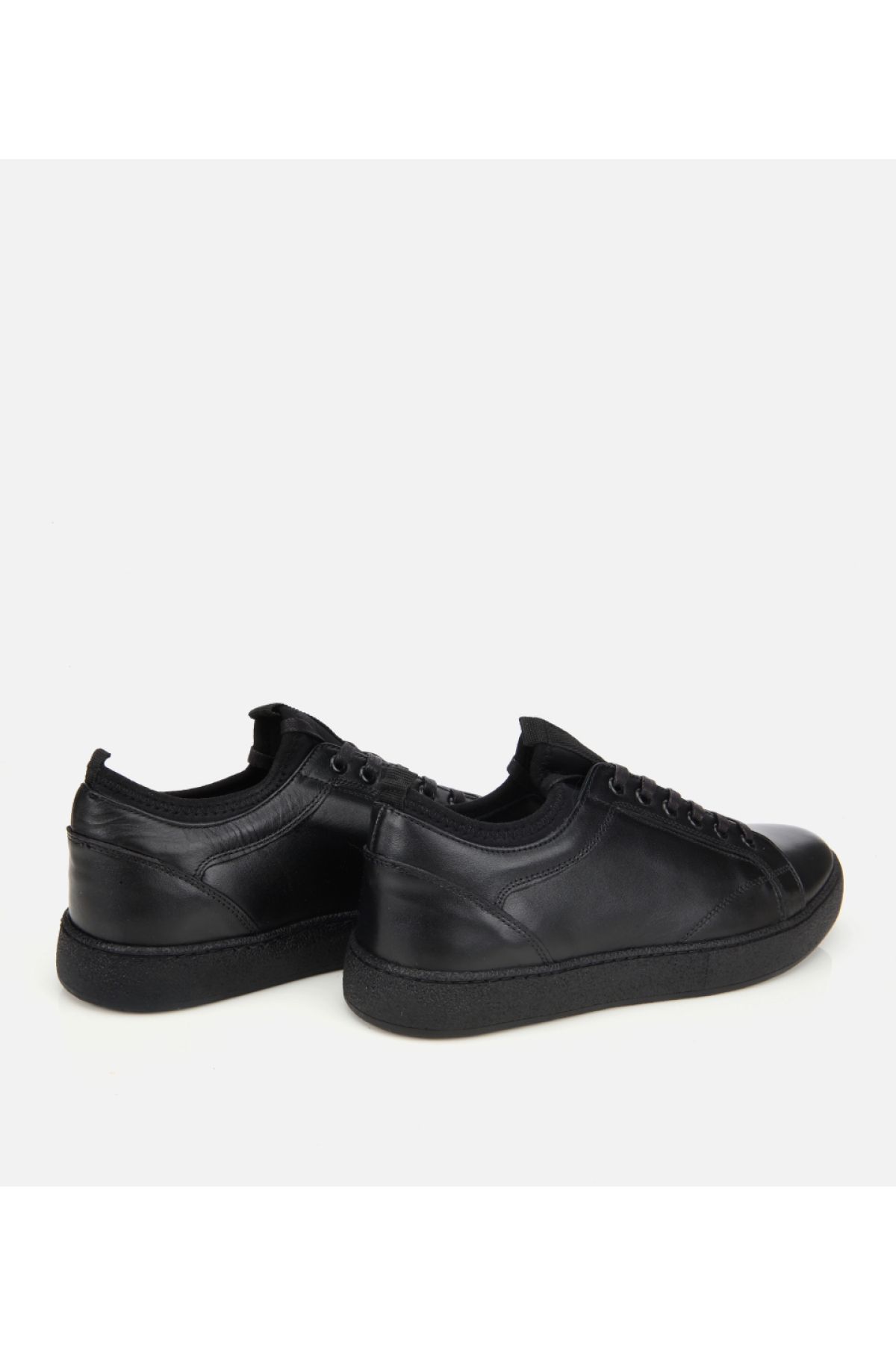 Erkek Deri Siyah Yumuşak Dokulu Günlük Ayakkabı - Görsel 5
