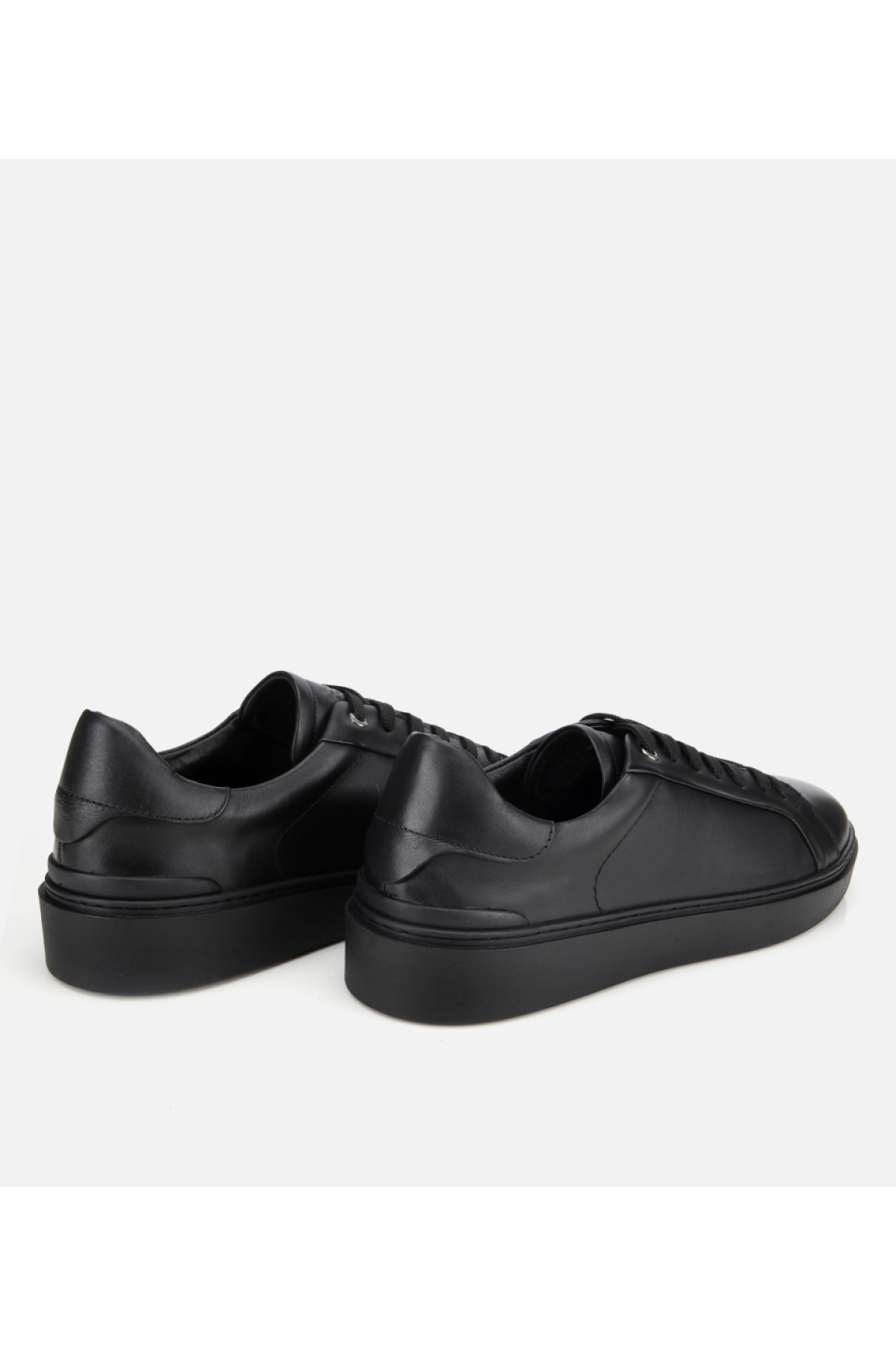 Erkek Deri Siyah Günlük Ayakkabı - Görsel 5