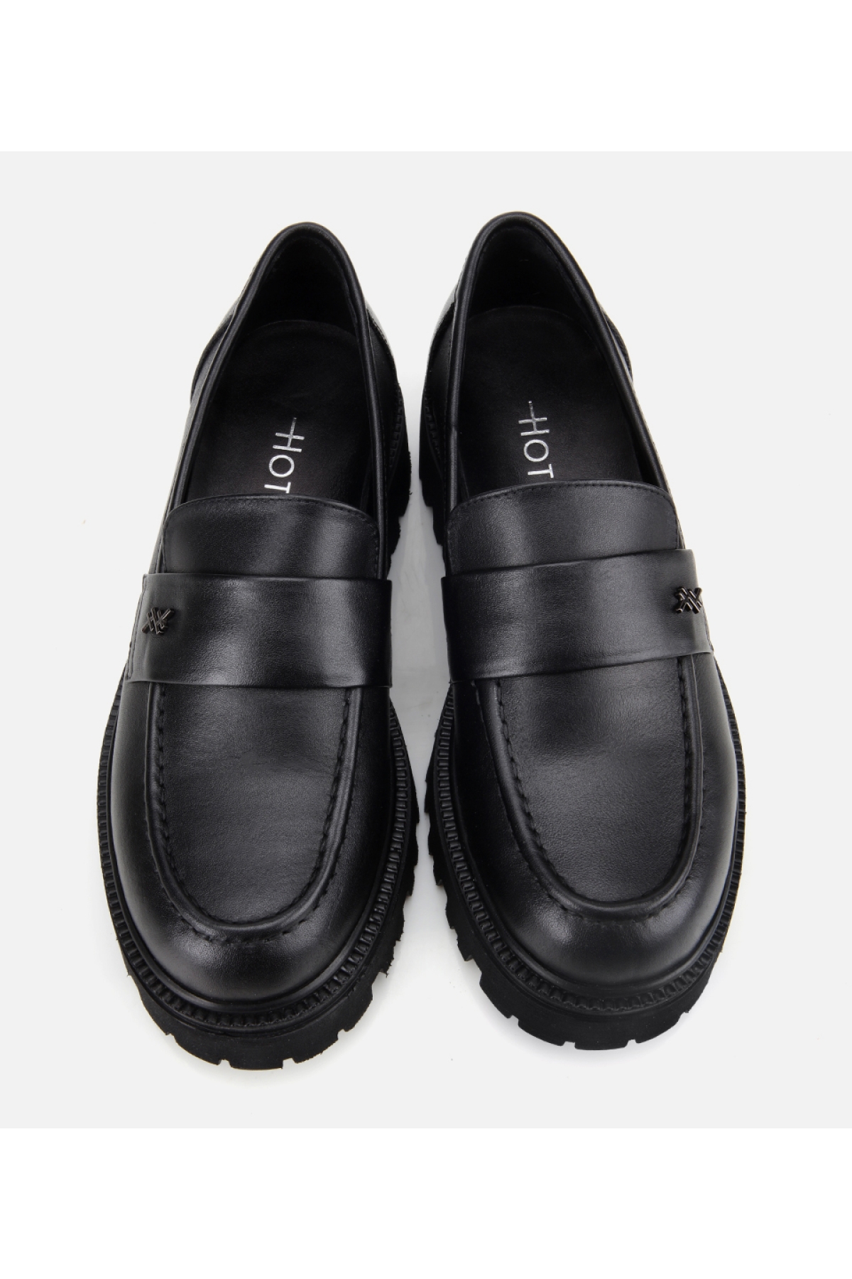 Kadın Deri Siyah Yumuşak Dokulu Günlük Loafer - Görsel 7