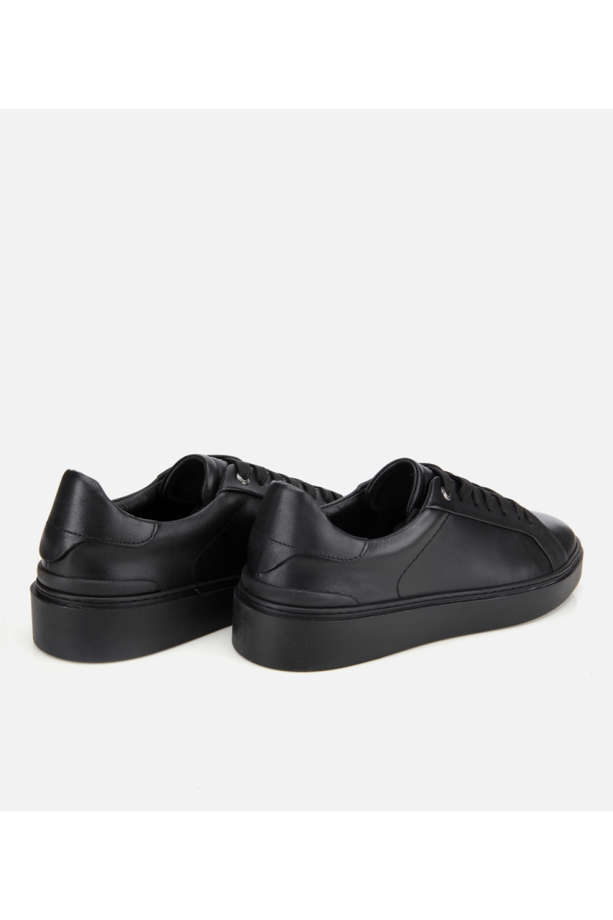 Erkek Deri Siyah Günlük Ayakkabı - Görsel 5