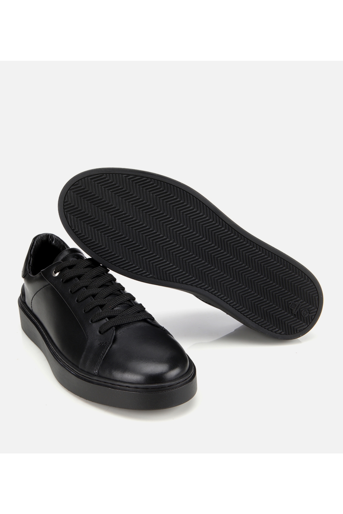 Erkek Deri Siyah Günlük Ayakkabı - Görsel 7
