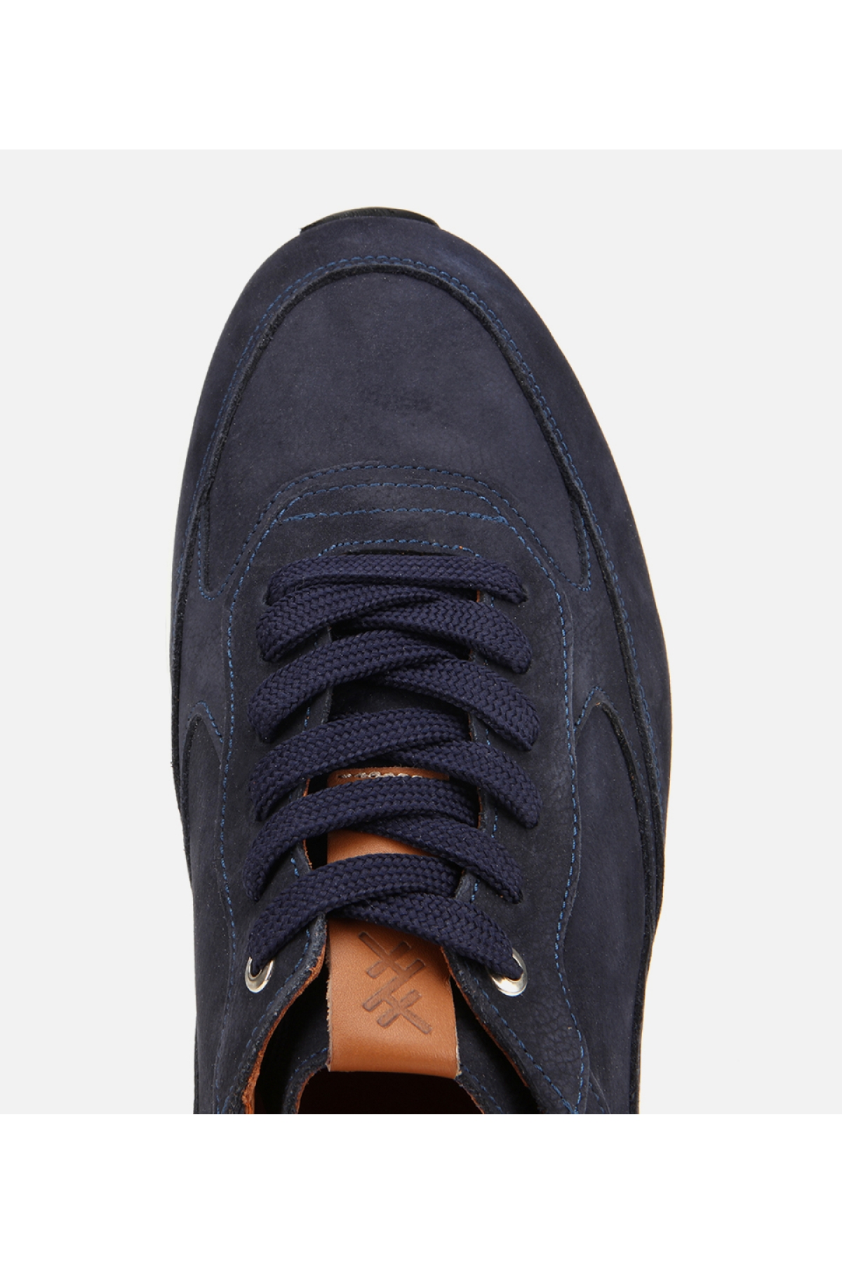 Erkek Deri Lacivert Spor Ayakkabı - Görsel 6