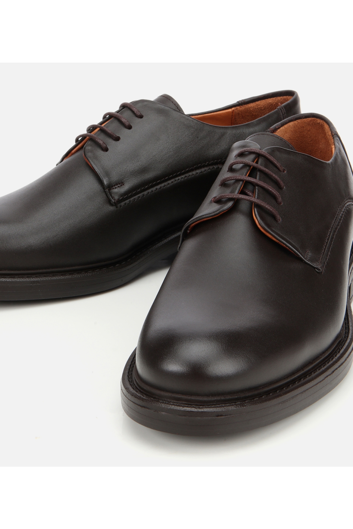 Erkek Deri Kahverengi Rahat Tabanlı Klasik Ayakkabı - Görsel 4