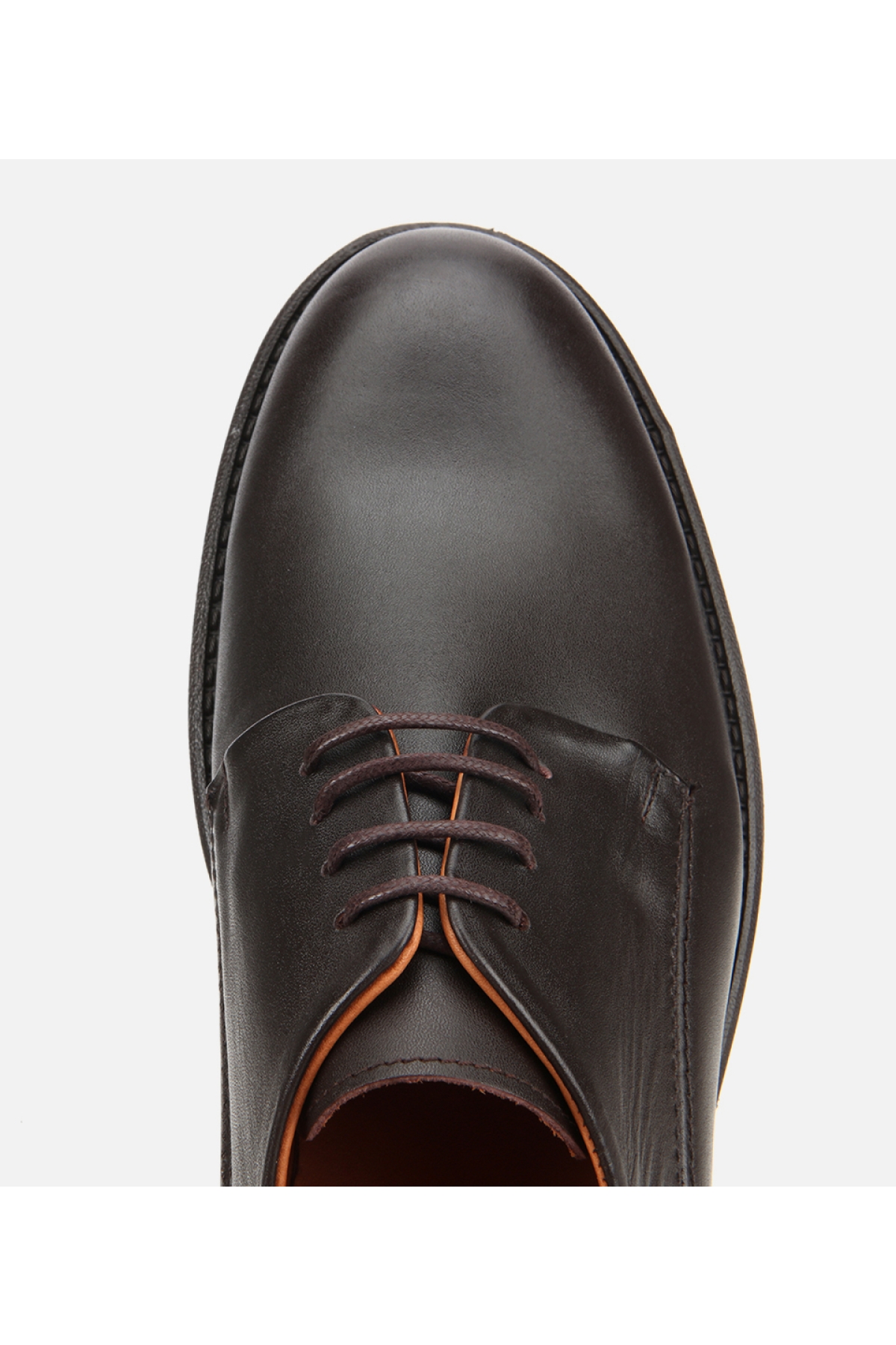 Erkek Deri Kahverengi Rahat Tabanlı Klasik Ayakkabı - Görsel 6