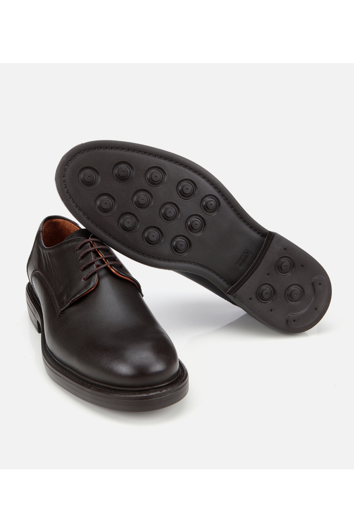 Erkek Deri Kahverengi Rahat Tabanlı Klasik Ayakkabı - Görsel 7