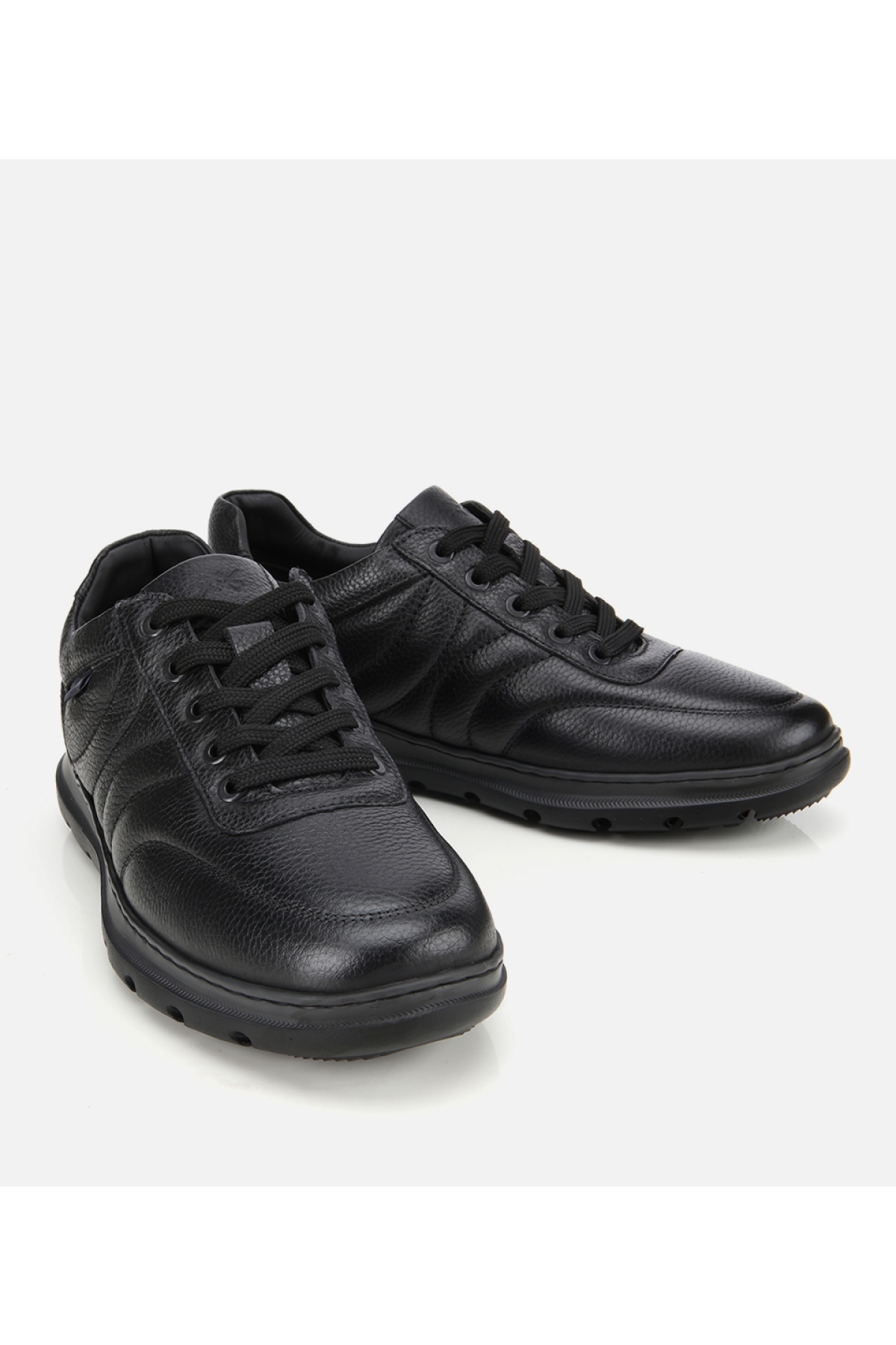 Erkek Deri Siyah Rahat Günlük Ayakkabı - Görsel 3