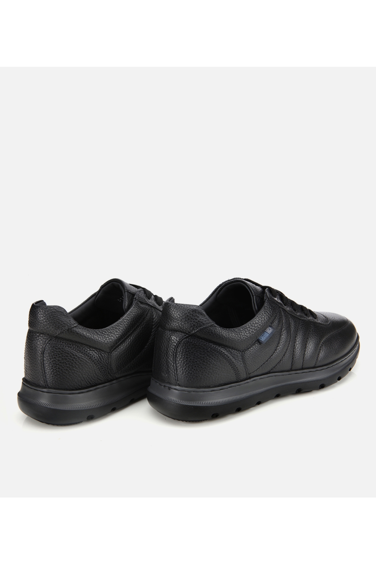Erkek Deri Siyah Rahat Günlük Ayakkabı - Görsel 5