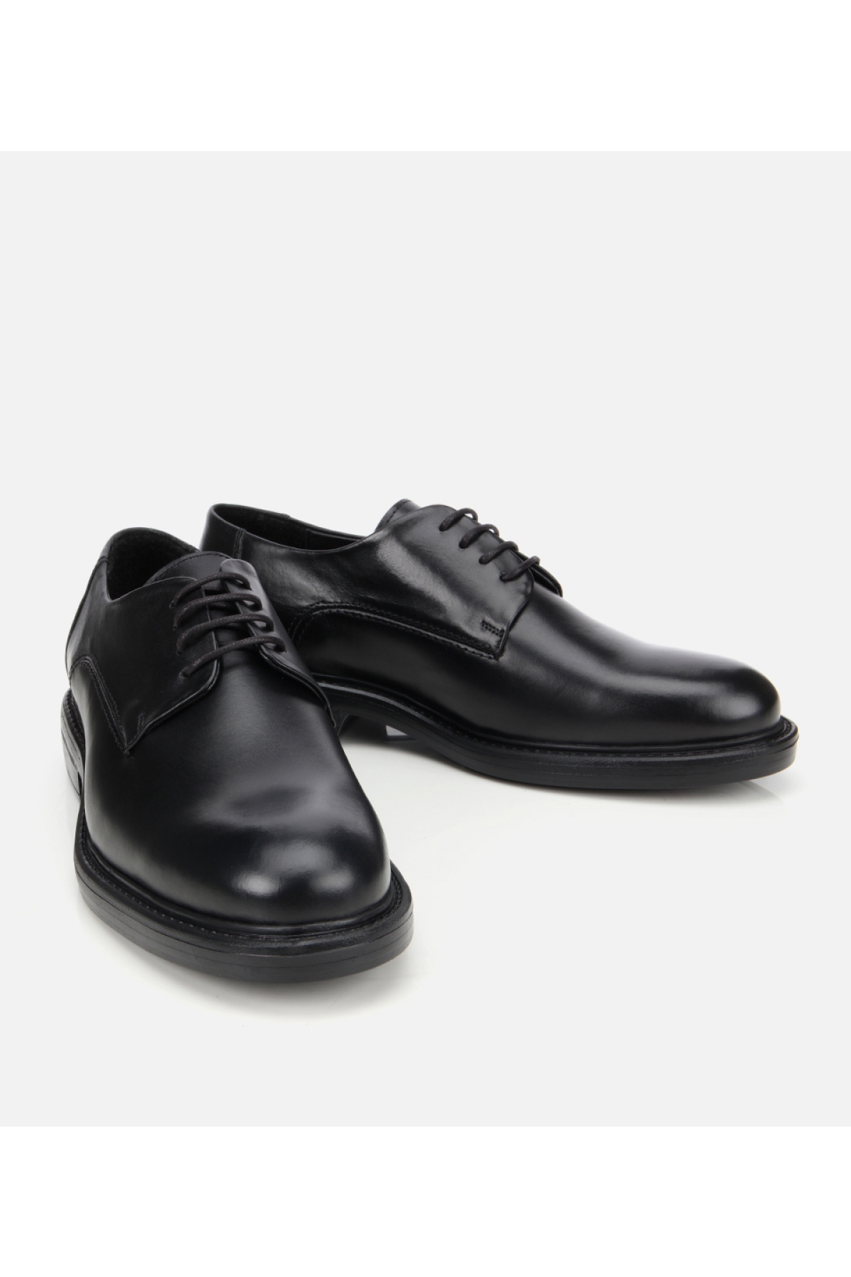 Erkek Deri Siyah Rahat Tabanlı Klasik Ayakkabı - Görsel 3