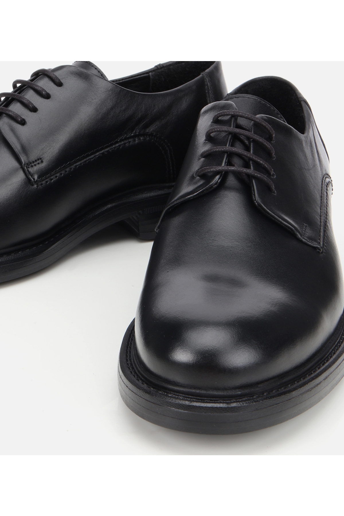 Erkek Deri Siyah Rahat Tabanlı Klasik Ayakkabı - Görsel 4