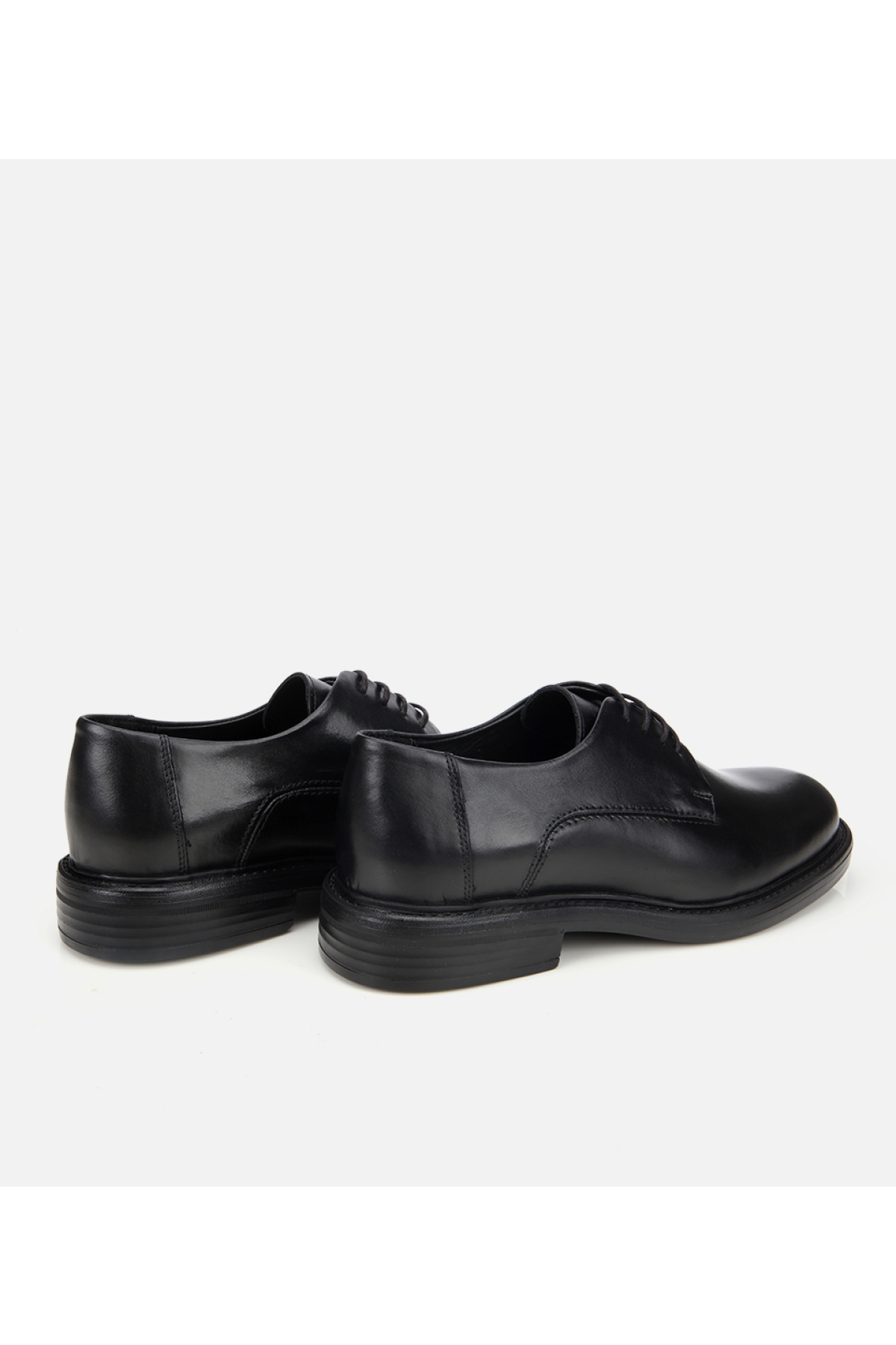 Erkek Deri Siyah Rahat Tabanlı Klasik Ayakkabı - Görsel 5