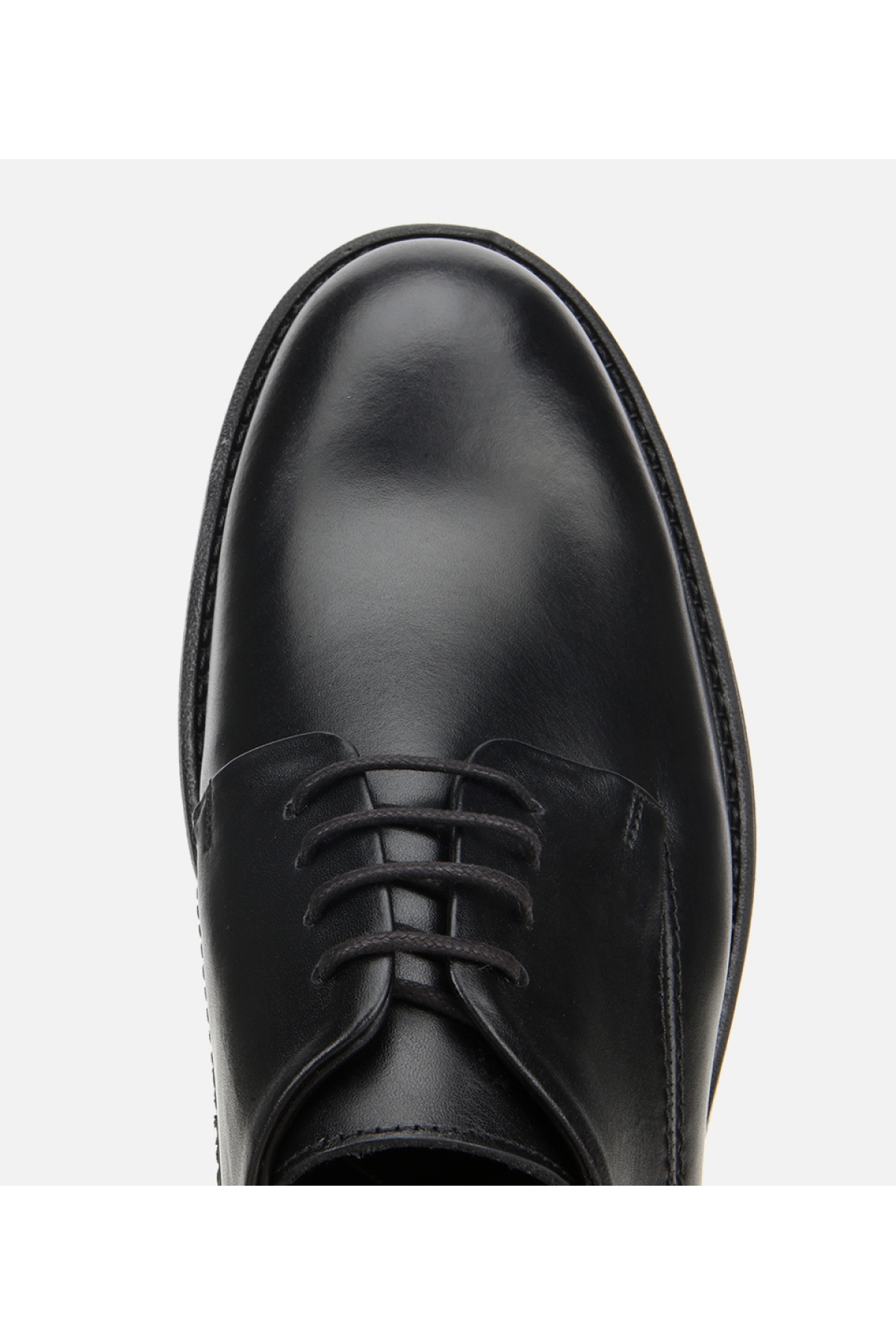 Erkek Deri Siyah Rahat Tabanlı Klasik Ayakkabı - Görsel 6