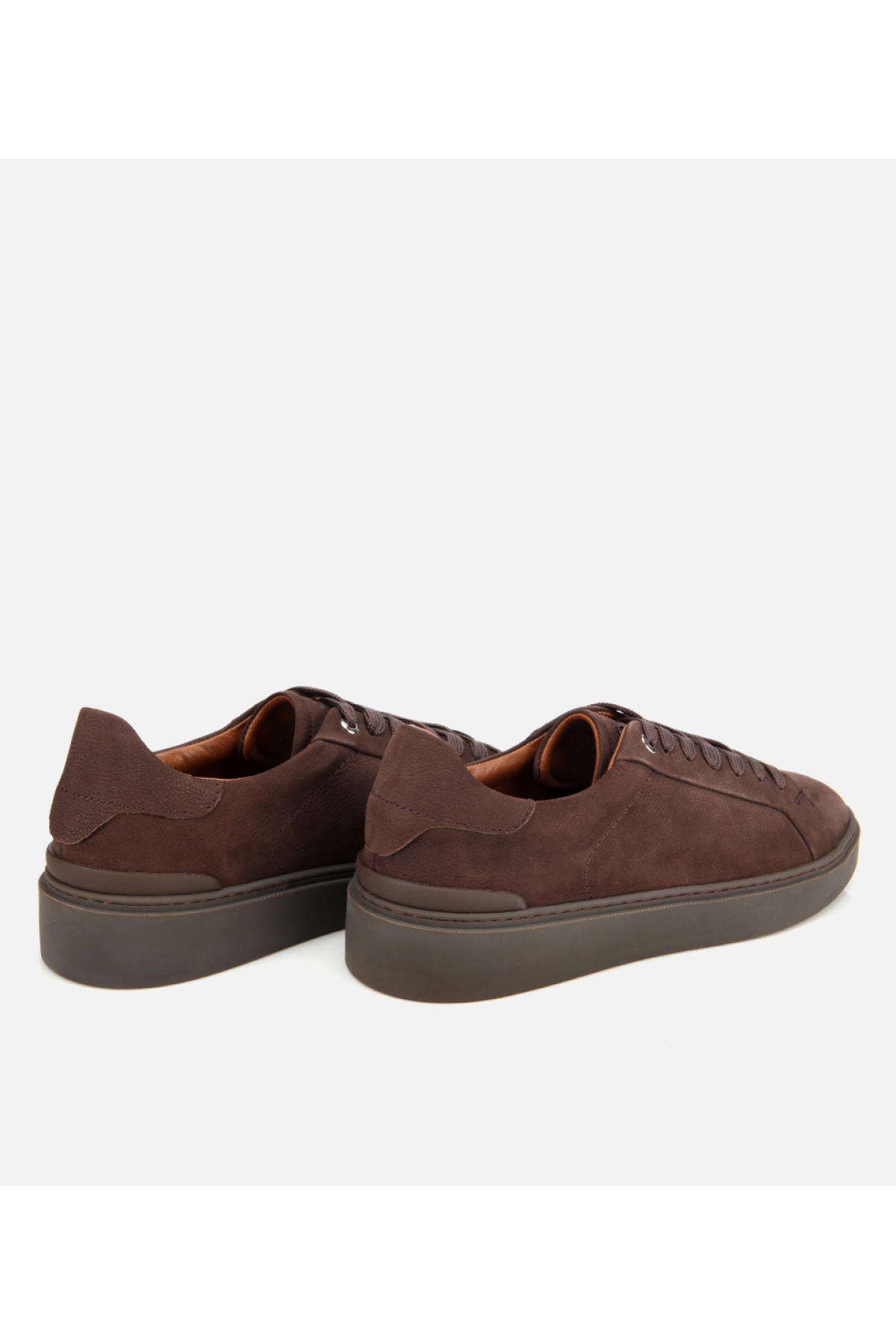 Erkek Nubuk Deri Kahverengi Günlük Ayakkabı - Görsel 5