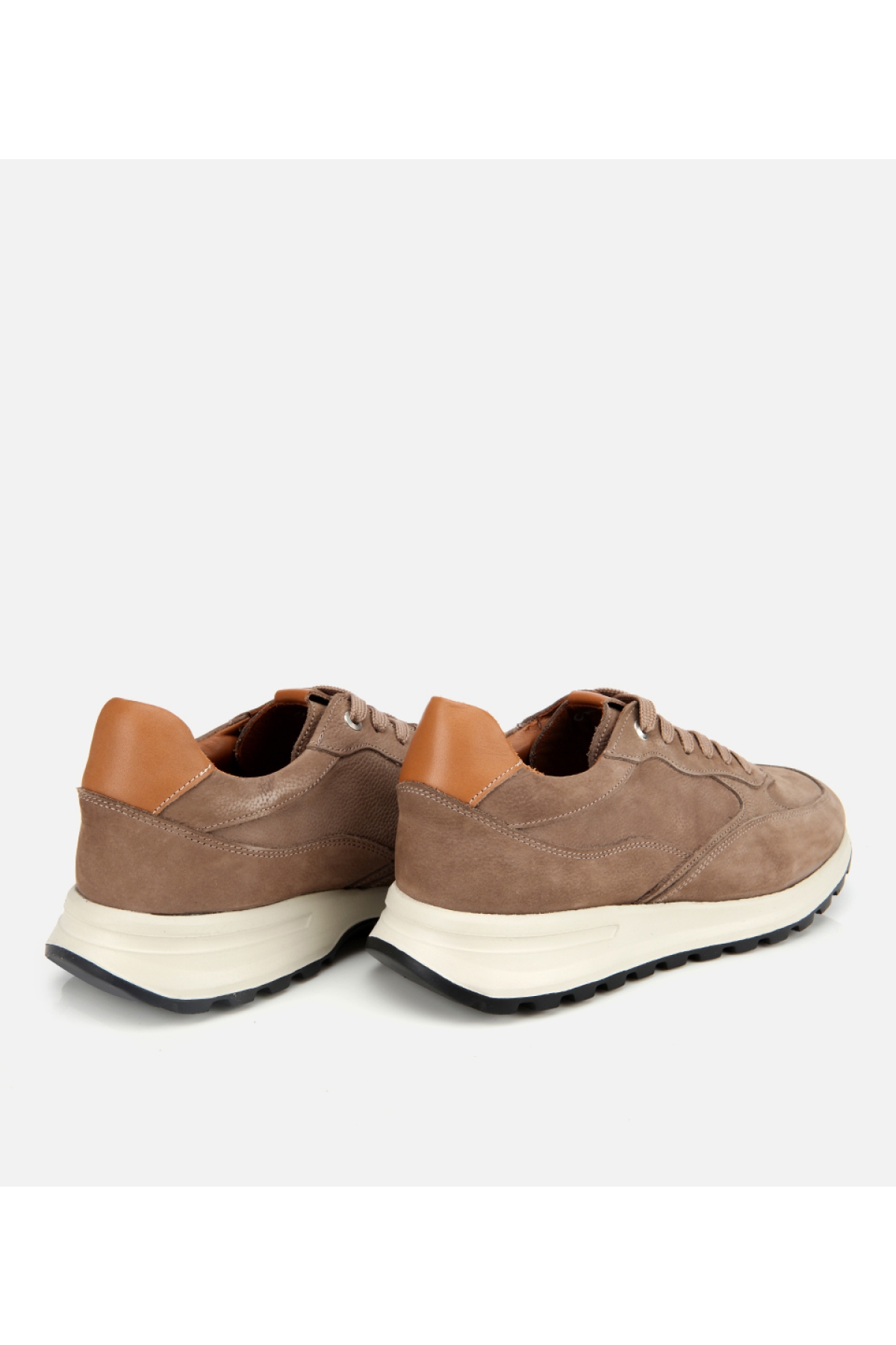 Erkek Deri Vizon Spor Ayakkabı - Görsel 5