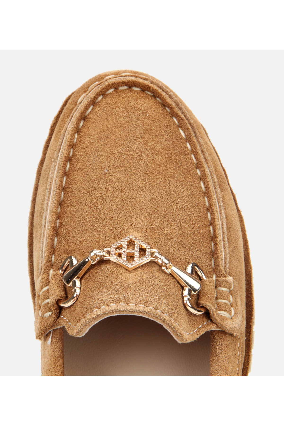 Hotiç Taba Hotiç Süet Deri Kadın Esnek Tabanlı Tokalı Günlük Loafer