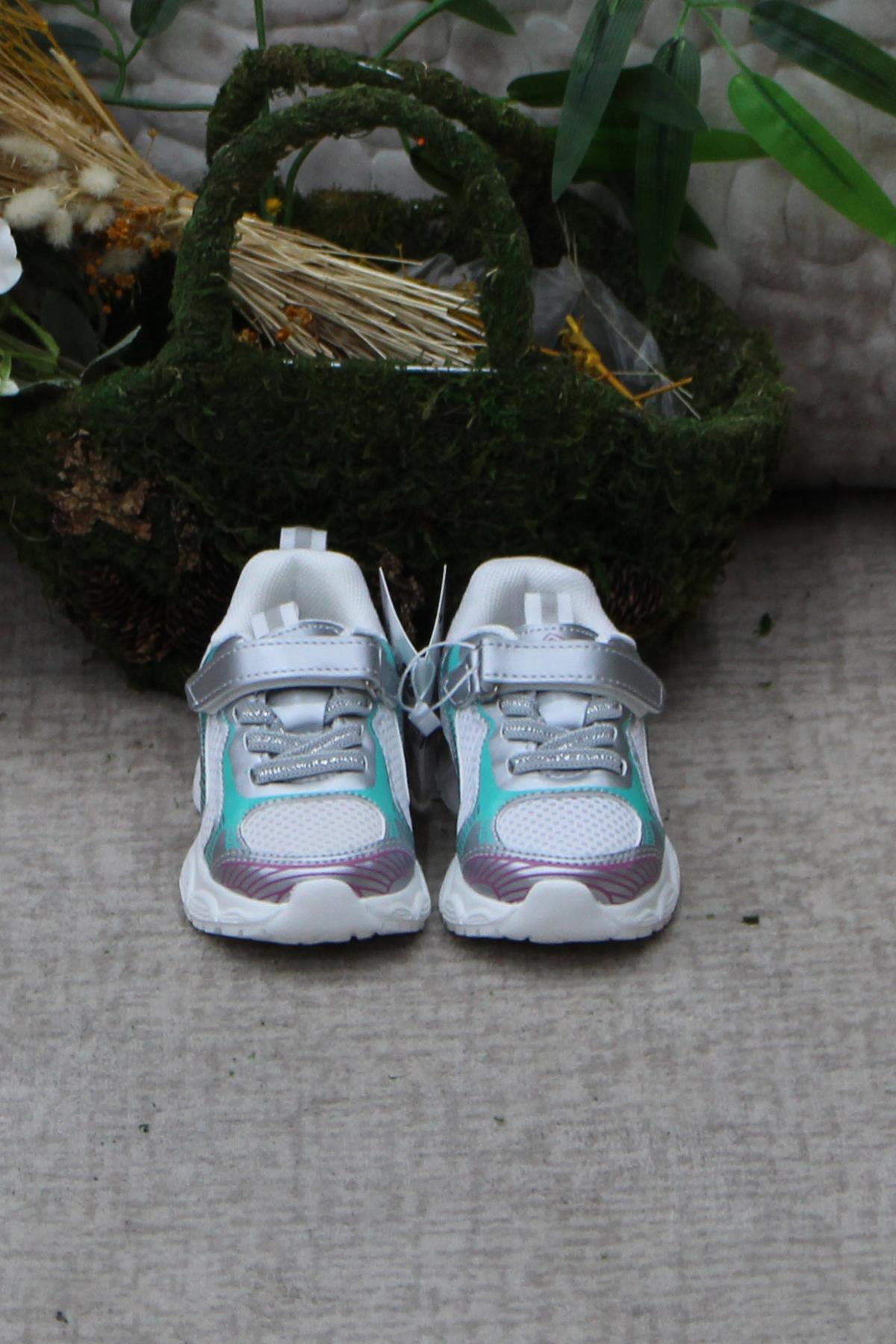 Cool Adam Gümüş Anatomik Rahat Hafif Kız Çocuk Ayakkabı - Görsel 3