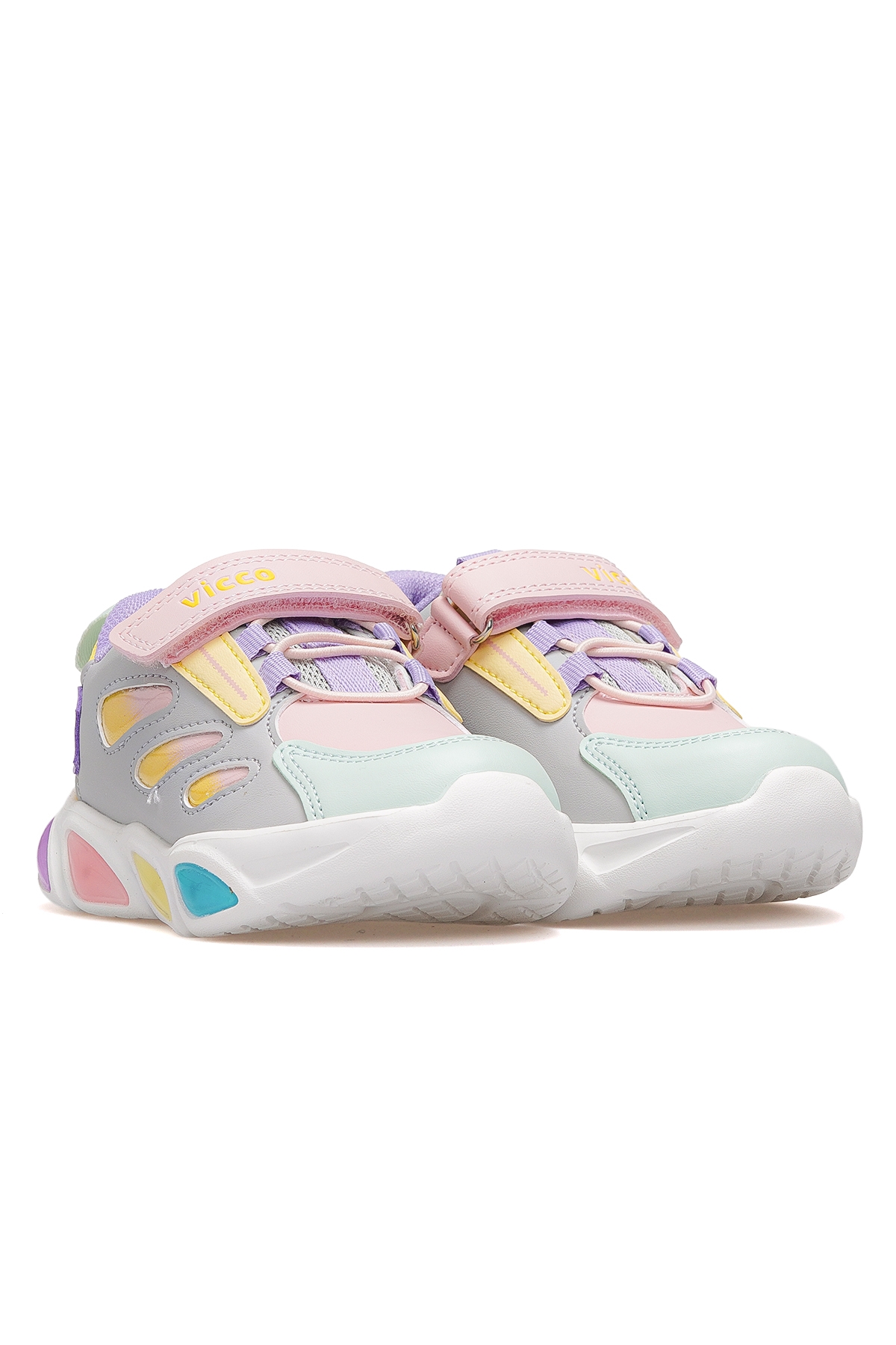 Lamb Kız Çocuk Işıklı Hafif Sneaker Spor Ayakkabı 25k 346.227 Pk Gümüş - Görsel 6