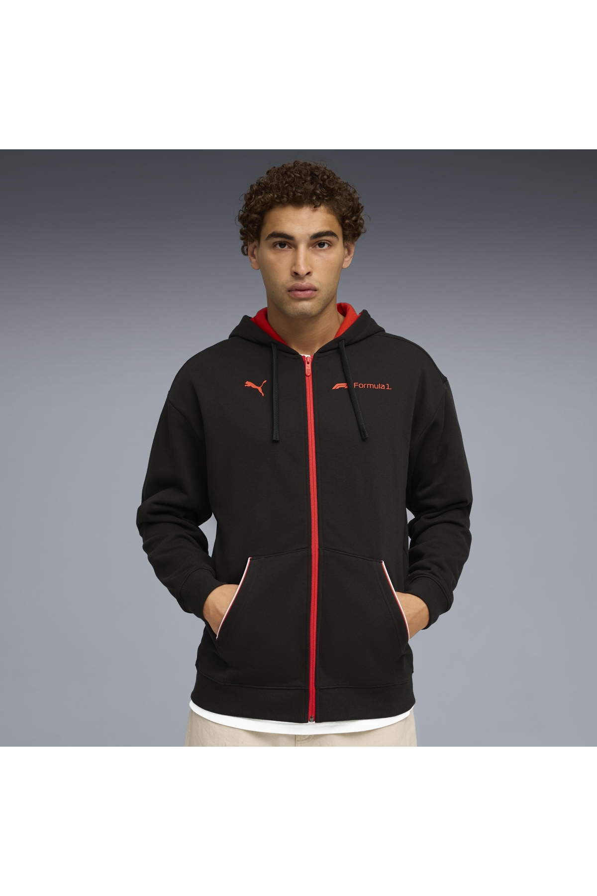 F1 Essential+ Fullzip Hoodie Jacket 632653-01 Erkek Eşofman Üstü