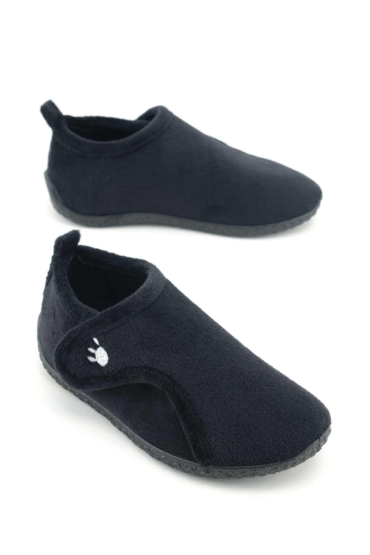 Kışlık Erkek Çocuk Rahat Taban Cırt Cırtlı Ayarlanabilir Ev Okul Kreş Panduf Ayakkabı - Görsel 2