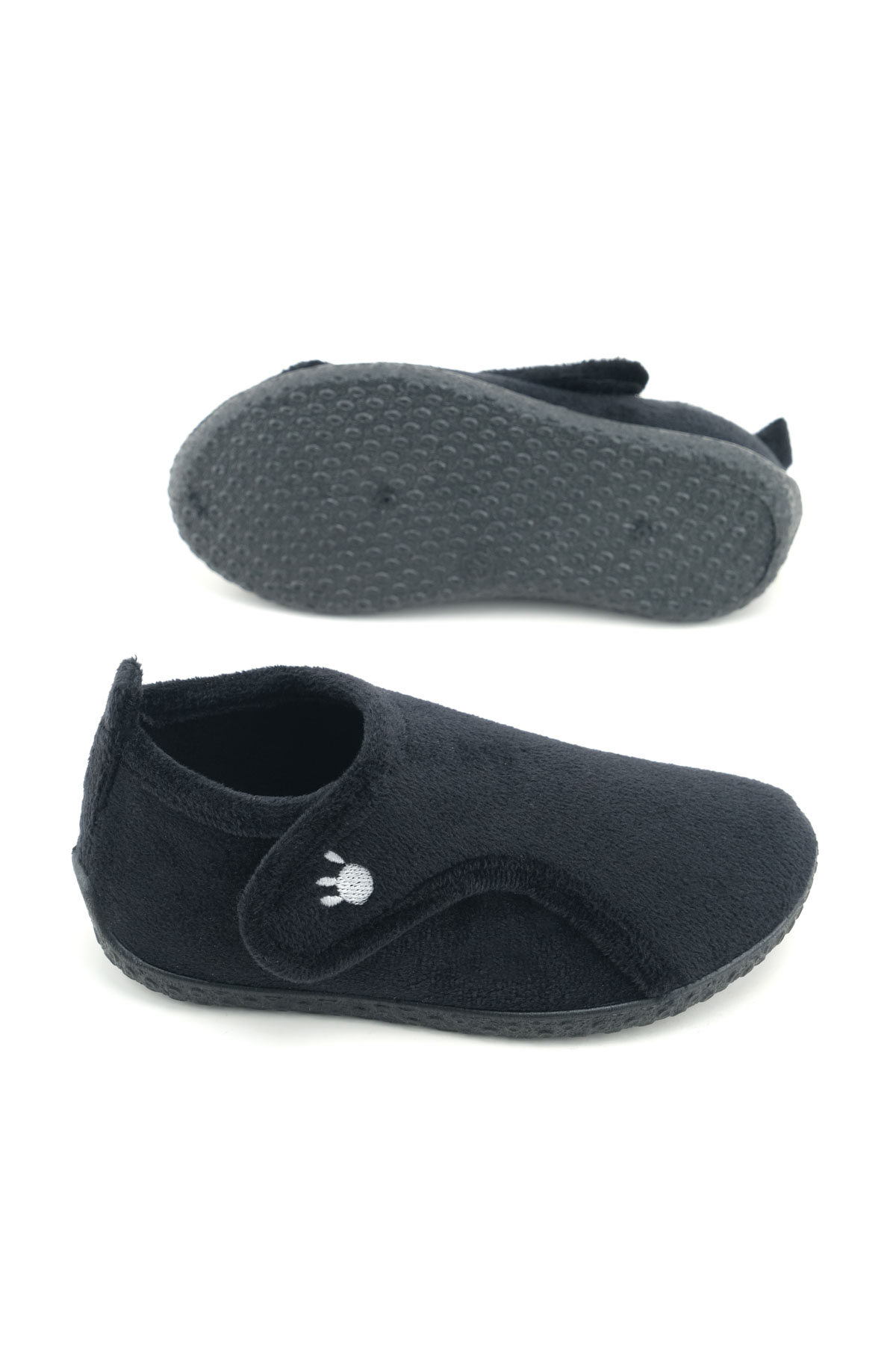 Kışlık Erkek Çocuk Rahat Taban Cırt Cırtlı Ayarlanabilir Ev Okul Kreş Panduf Ayakkabı - Görsel 6