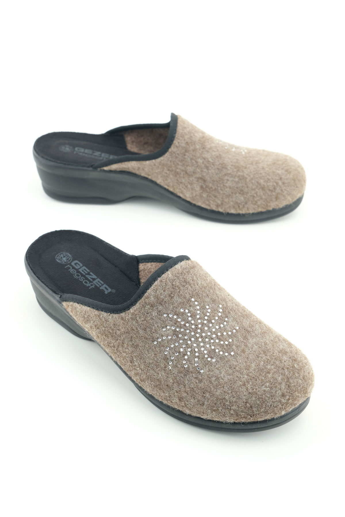 Kadın Kışlık Ev Bahçe Yüksek Topuk Terlik - Görsel 2