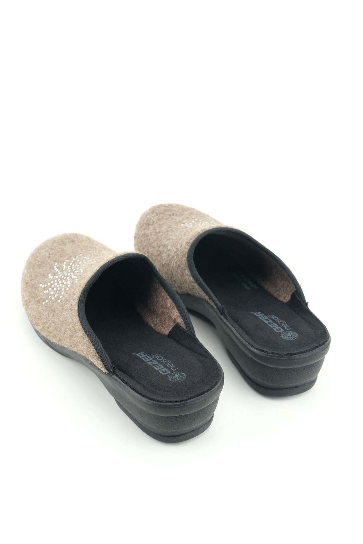 Kadın Kışlık Ev Bahçe Yüksek Topuk Terlik - Görsel 5