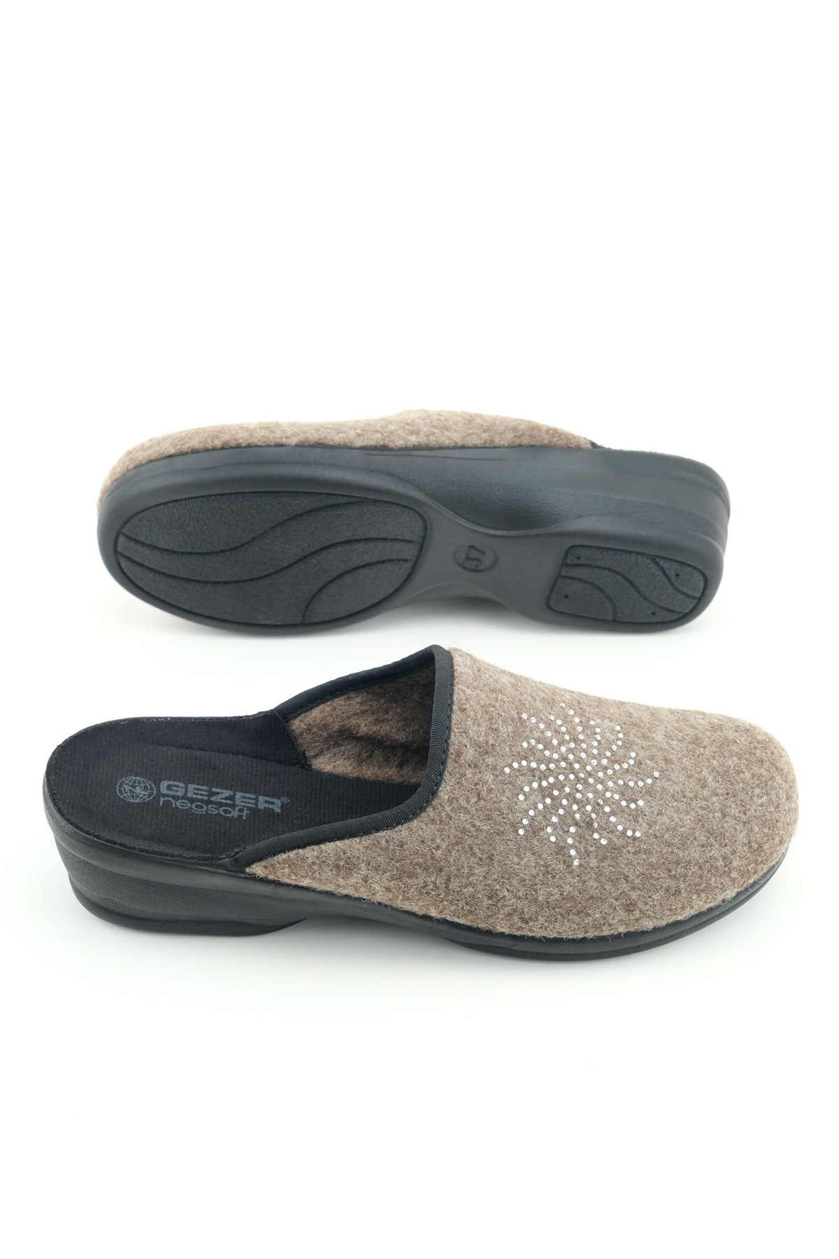 Kadın Kışlık Ev Bahçe Yüksek Topuk Terlik - Görsel 6