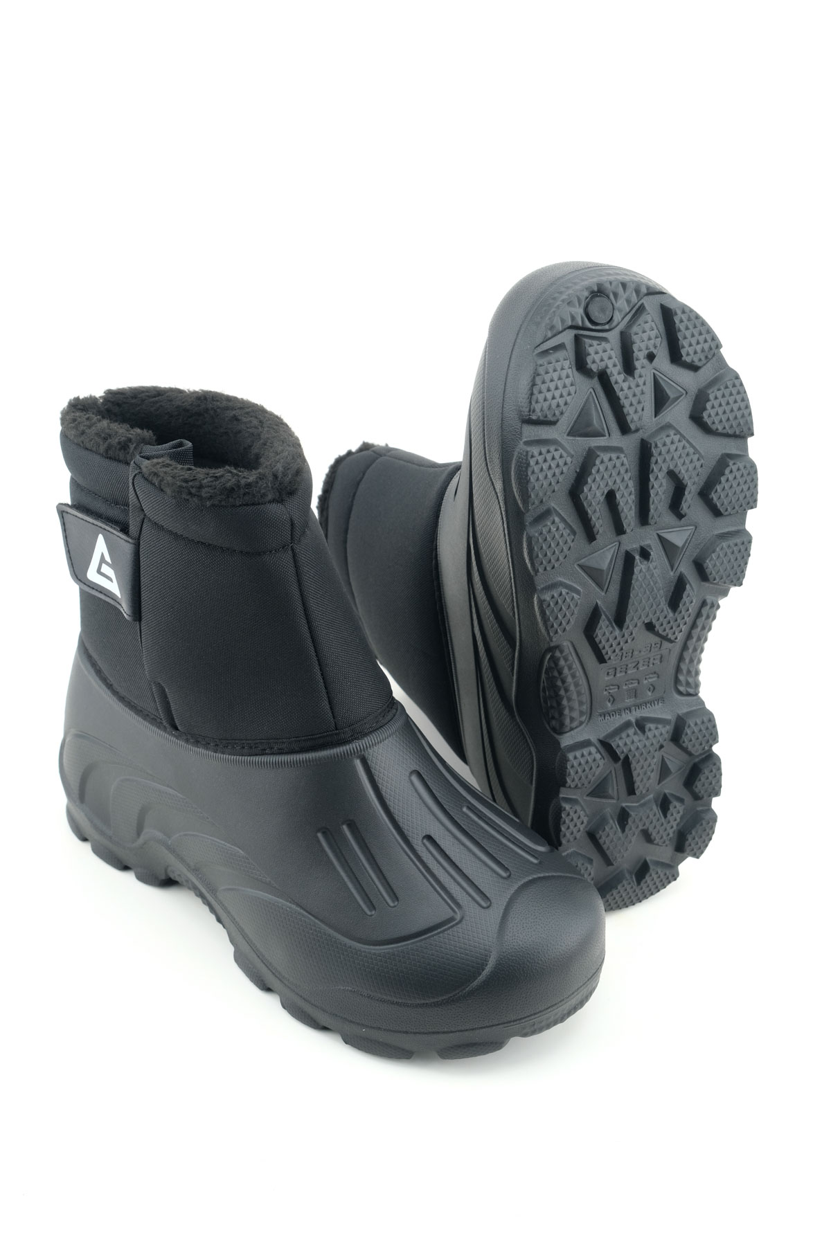 Erkek Kışlık İçi Peluşlu Su Geçirmez Tek Cırt Cırtlı Boğazdan Ayarlanabilir Rahat Taban Günlük Eva Kar Bot Çizme - Görsel 6