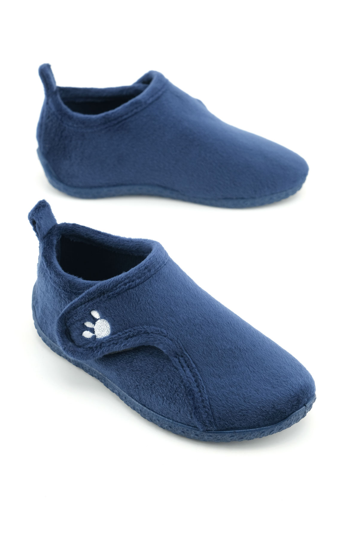 Kışlık Erkek Çocuk Rahat Taban Cırt Cırtlı Ayarlanabilir Ev Okul Kreş Panduf Ayakkabı - Görsel 2