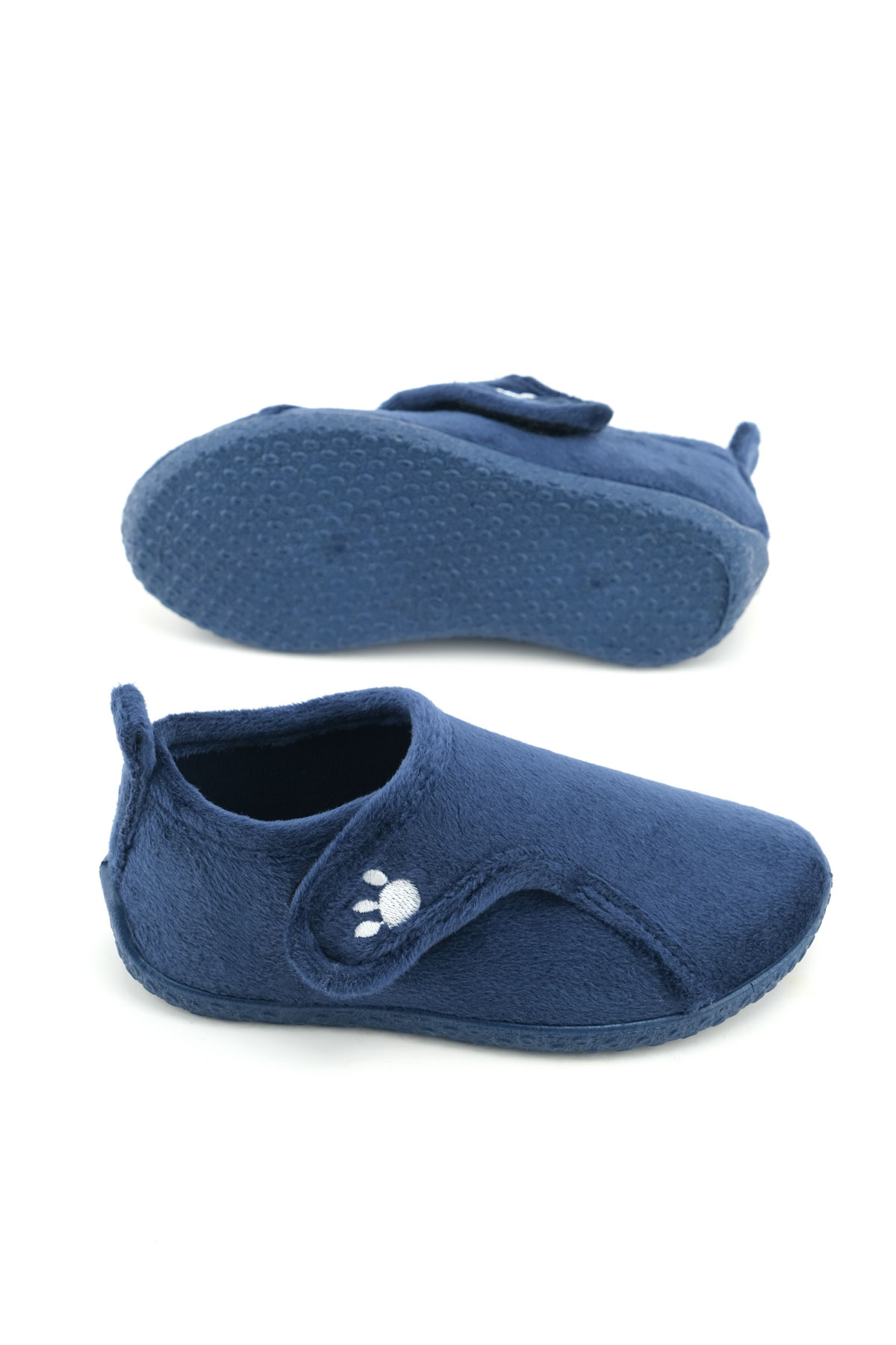 Kışlık Erkek Çocuk Rahat Taban Cırt Cırtlı Ayarlanabilir Ev Okul Kreş Panduf Ayakkabı - Görsel 6