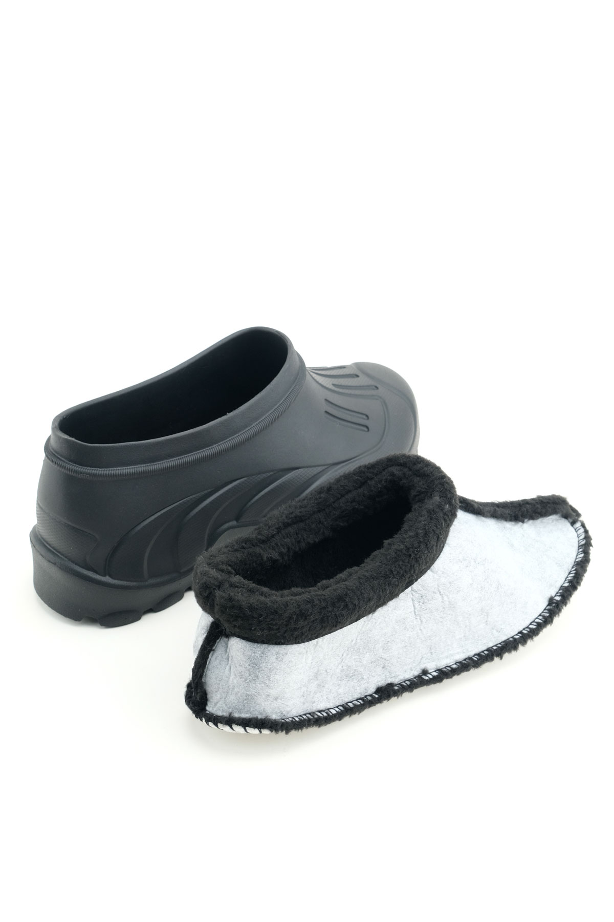 Erkek Kışlık İçi Peluşlu Çıkarılıabilir Rahat Taban Kısa Eva Kar Bot - Görsel 7