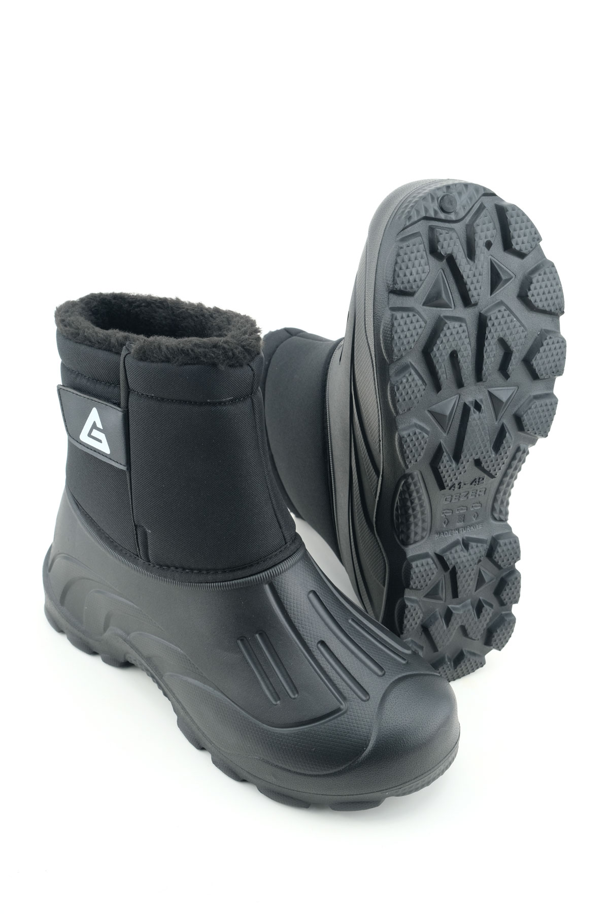 Erkek Kışlık İçi Peluşlu Su Geçirmez Tek Cırt Cırtlı Boğazdan Ayarlanabilir Rahat Taban Günlük Eva Kar Bot Çizme - Görsel 6