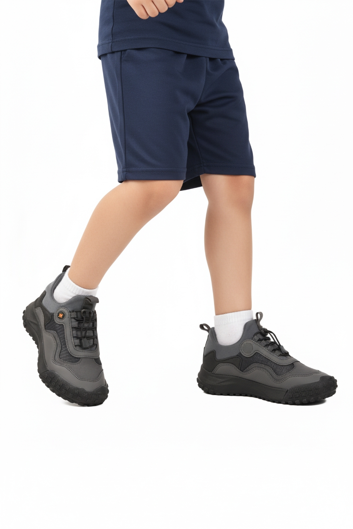 Füme Suni Deri Çocuk Outdoor Ayakkabı G63 Kids F - Görsel 2