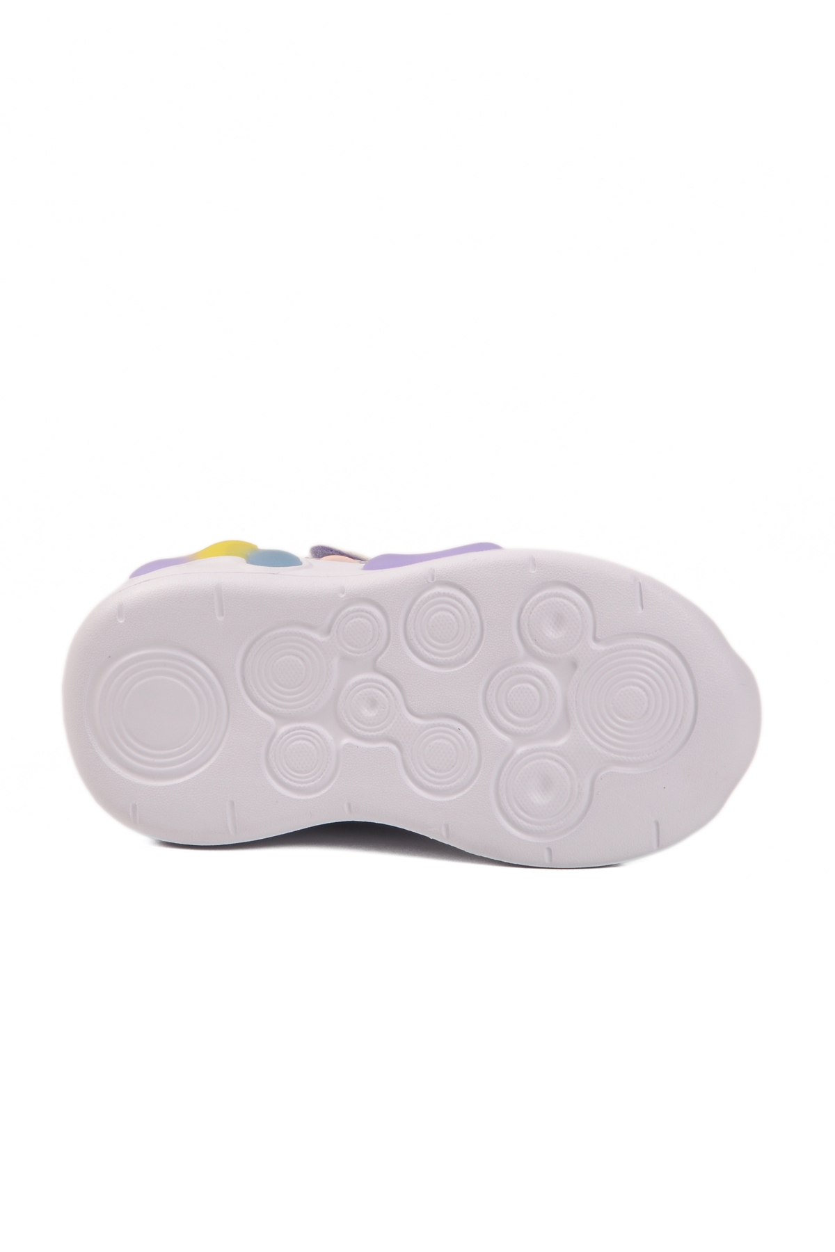 Lila Cırtlı Işıklı İçi Kürklü Anatomik Bebek Bot 2058 B - Görsel 6