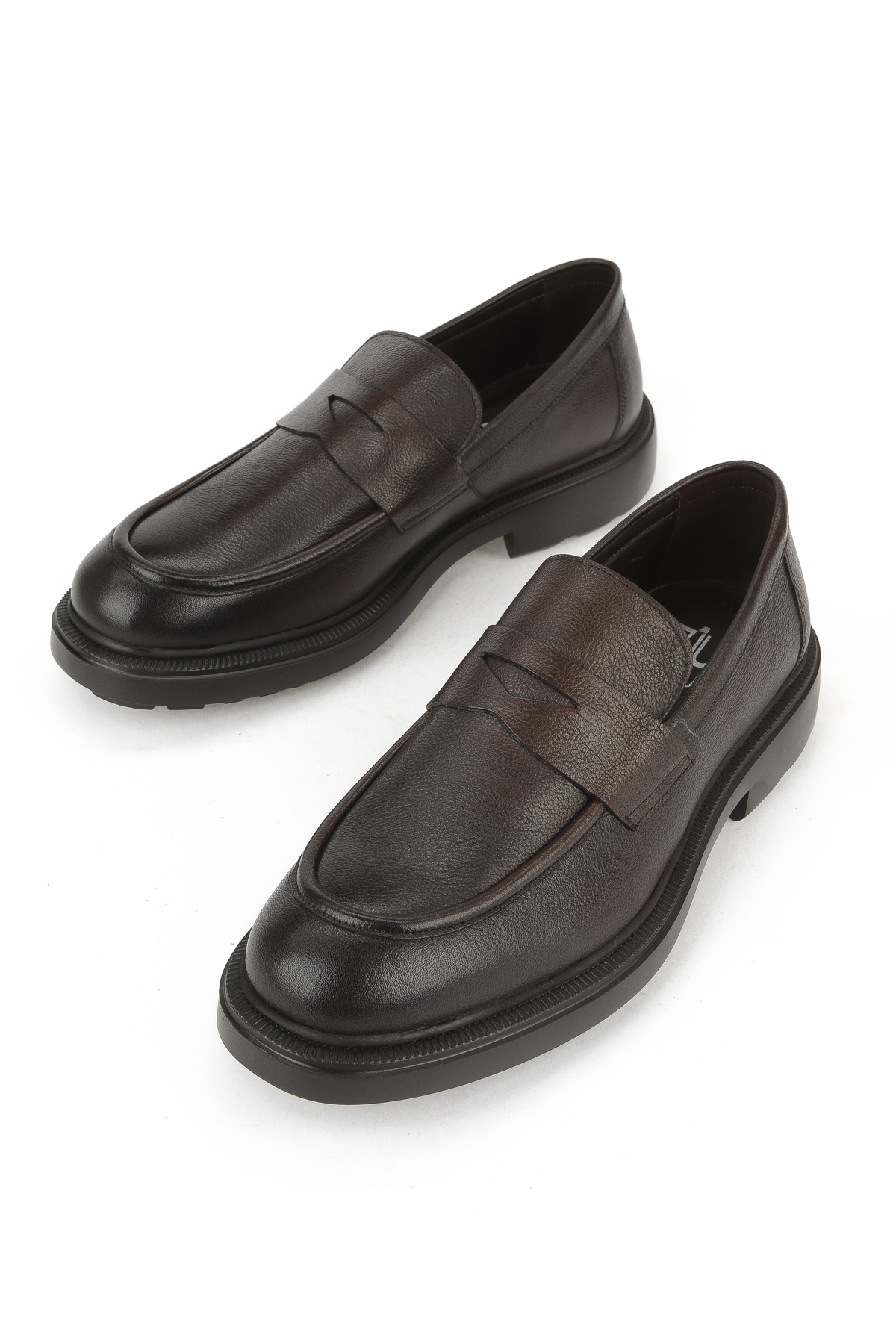 Erkek Hakiki Deri Ayakkabı 153986Z4337 Kahve - Görsel 6