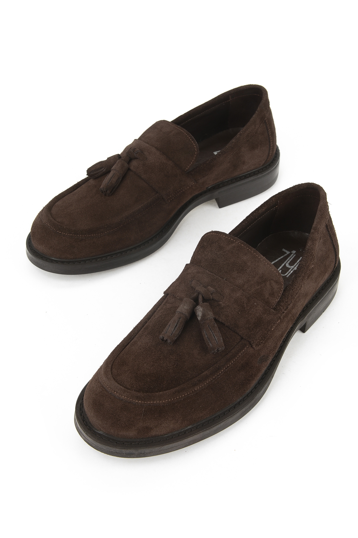 Erkek Hakiki Deri Ayakkabı 153986Z4162 Kahve - Görsel 6