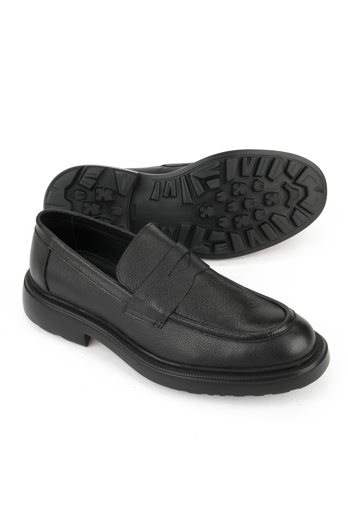 Erkek Hakiki Deri Ayakkabı 153986Z4337 Siyah - Görsel 5
